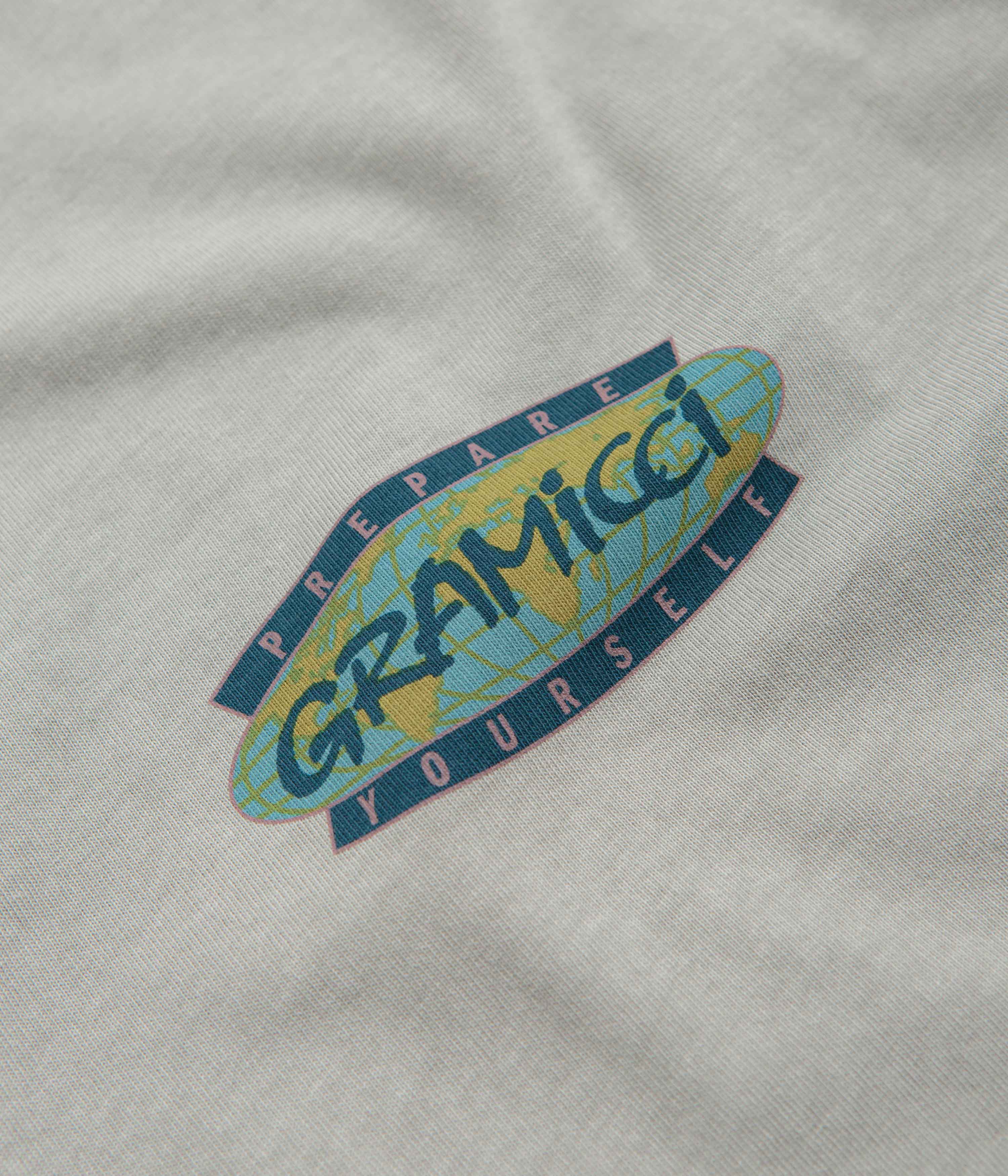 Gramicci Prepare Yourself T-Shirt - Pigment Slate - Image 3