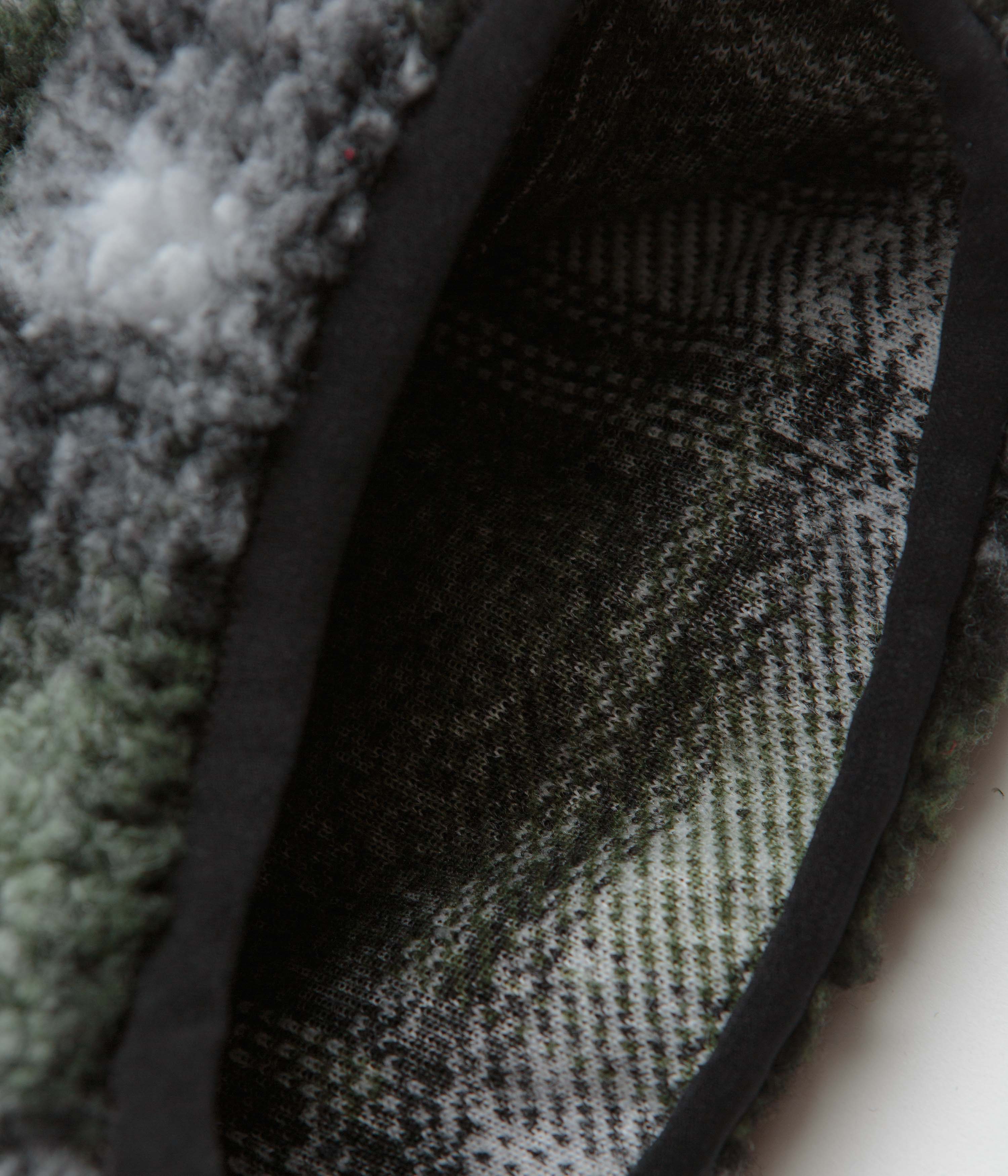 Gramicci Shadow Plaid Sherpa Pants - Olive Shadow Plaid - Image 9