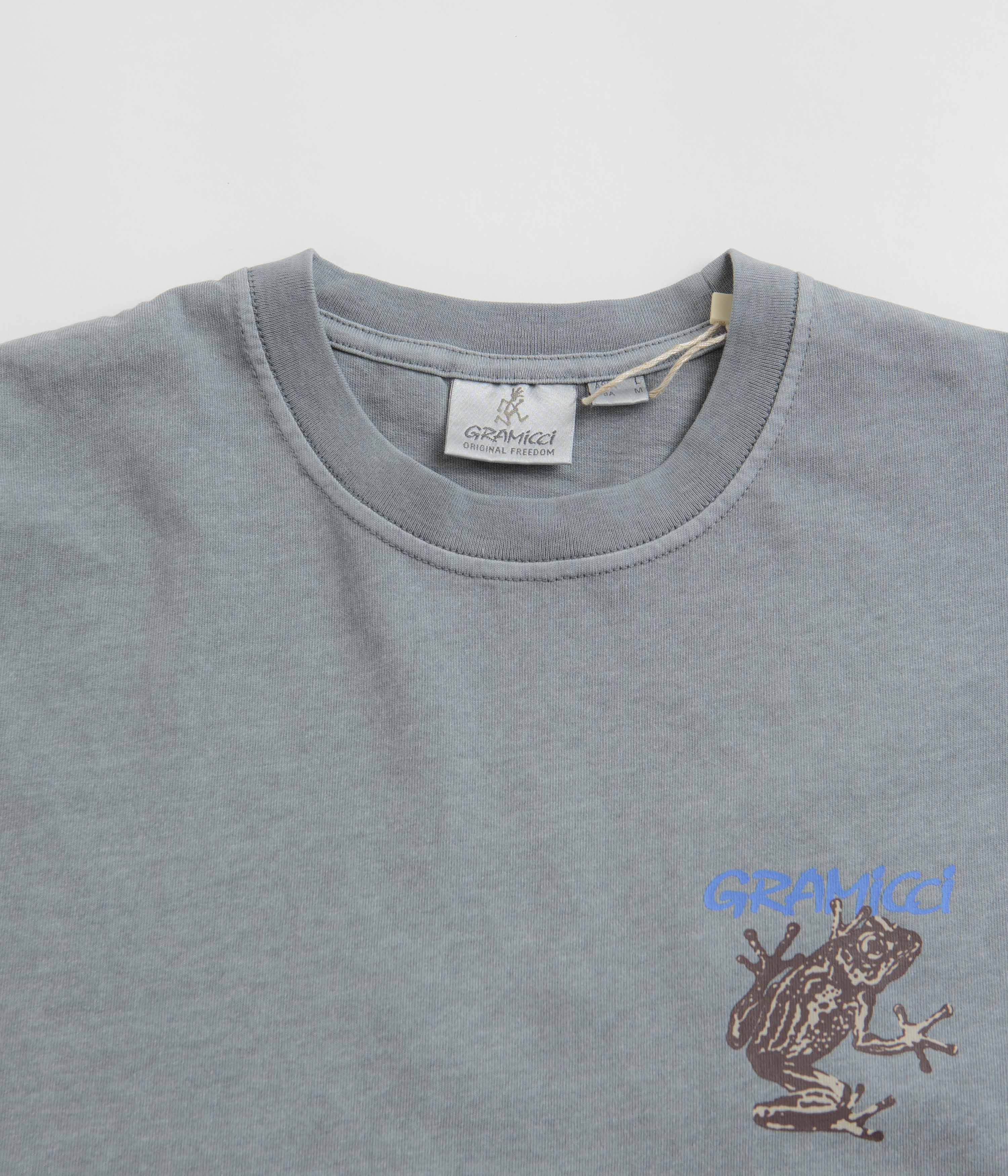 Gramicci Sticky Frog T-Shirt - Slate Pigment - Image 3