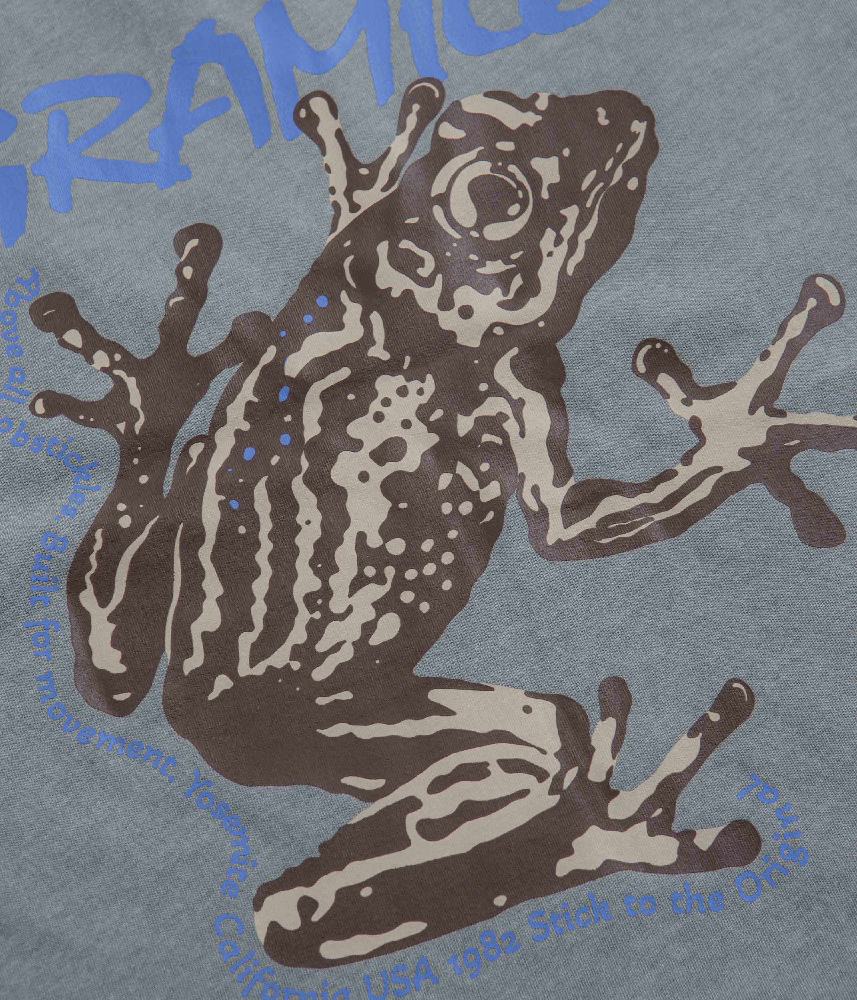 Gramicci Sticky Frog T-Shirt - Slate Pigment - Image 5