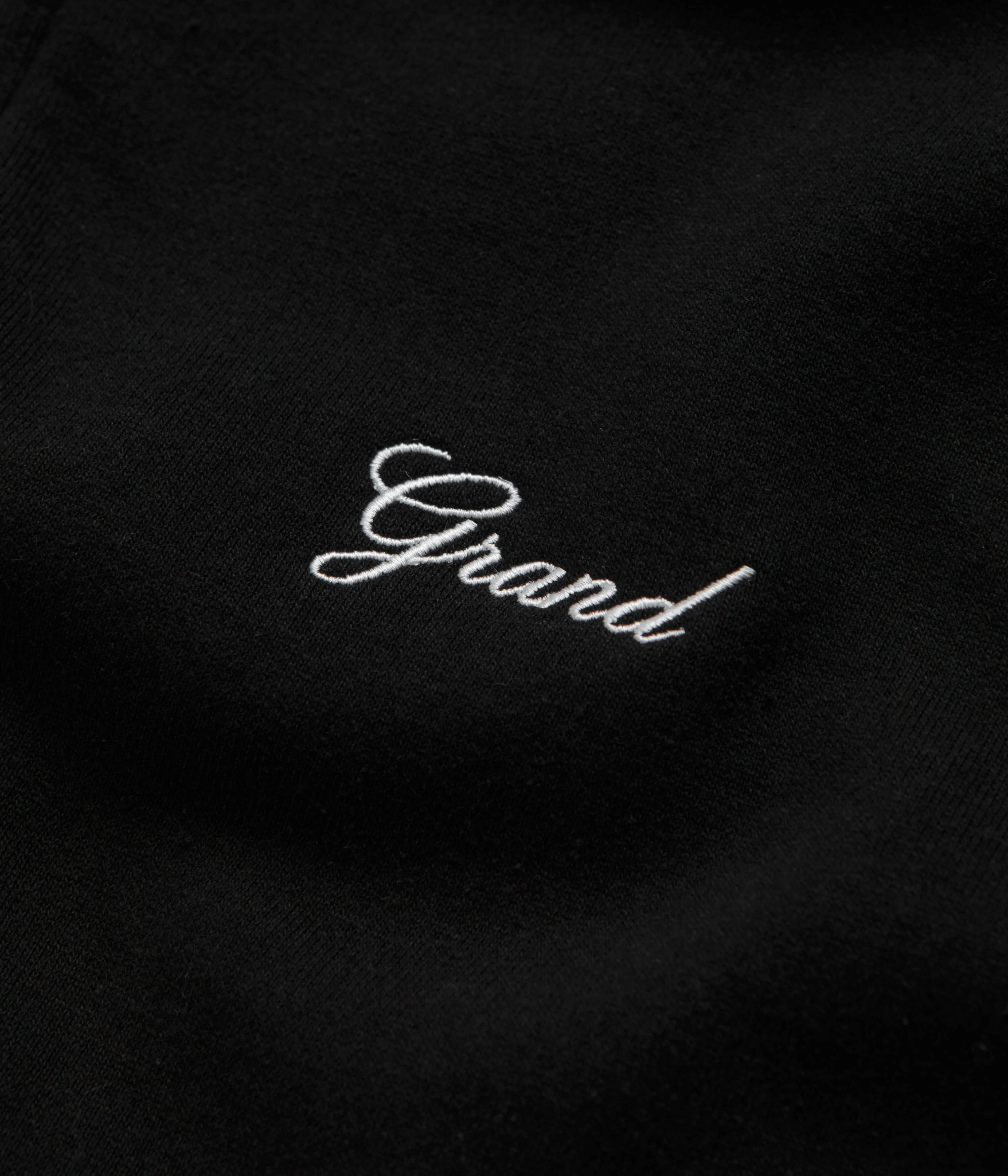 Grand Collection x Umbro Button Collar Sweatshirt - Black - Image 4