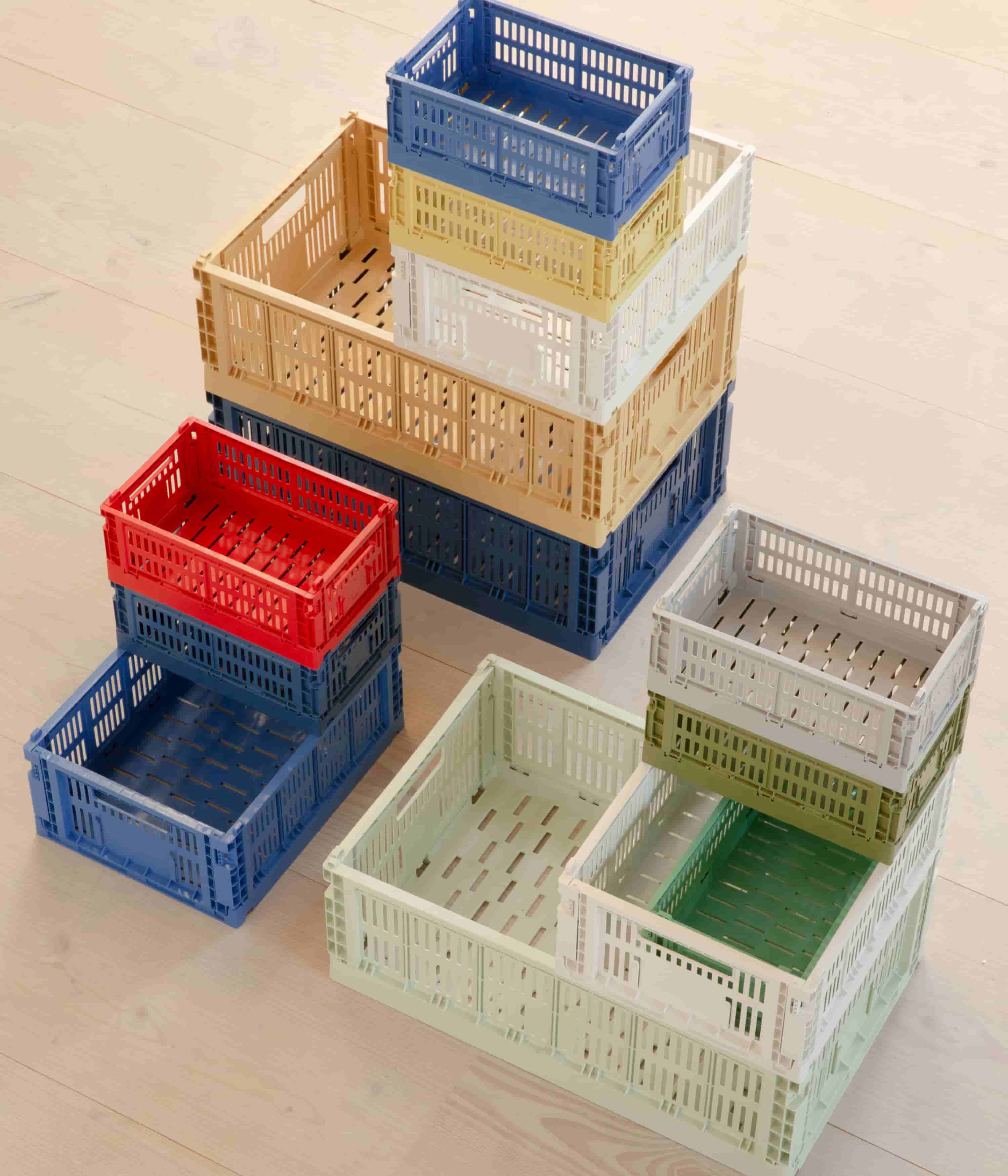 HAY Small Colour Crate - Ocean Green - Image 2
