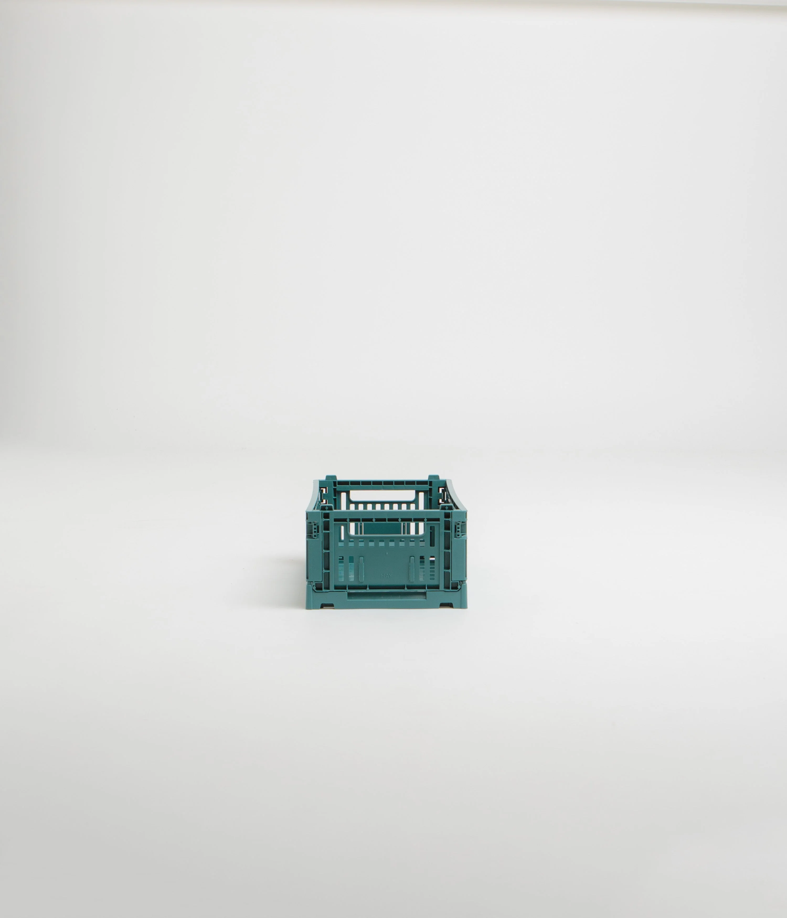 HAY Small Colour Crate - Ocean Green - Image 3