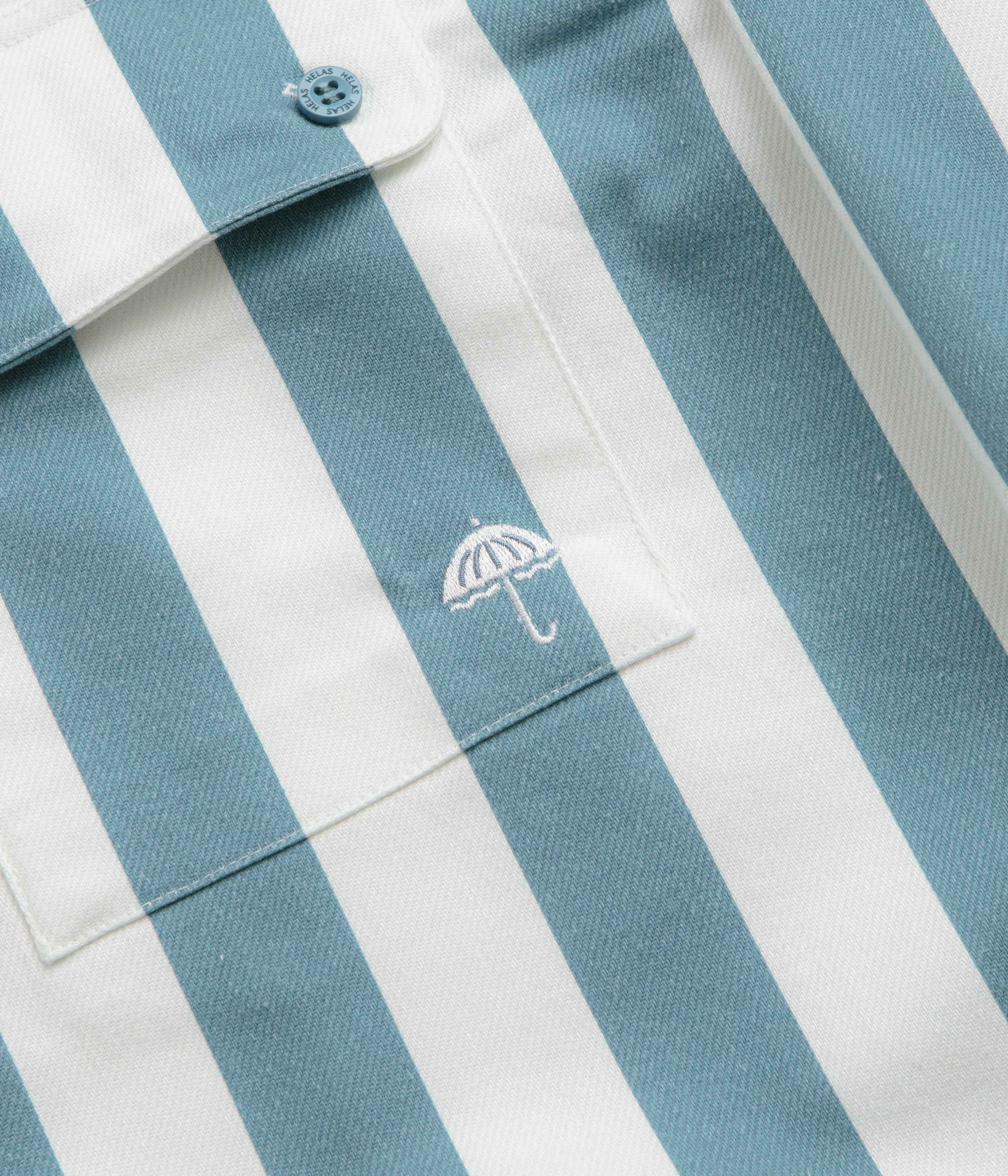 Helas Liner Shirt - White / Blue - Image 4