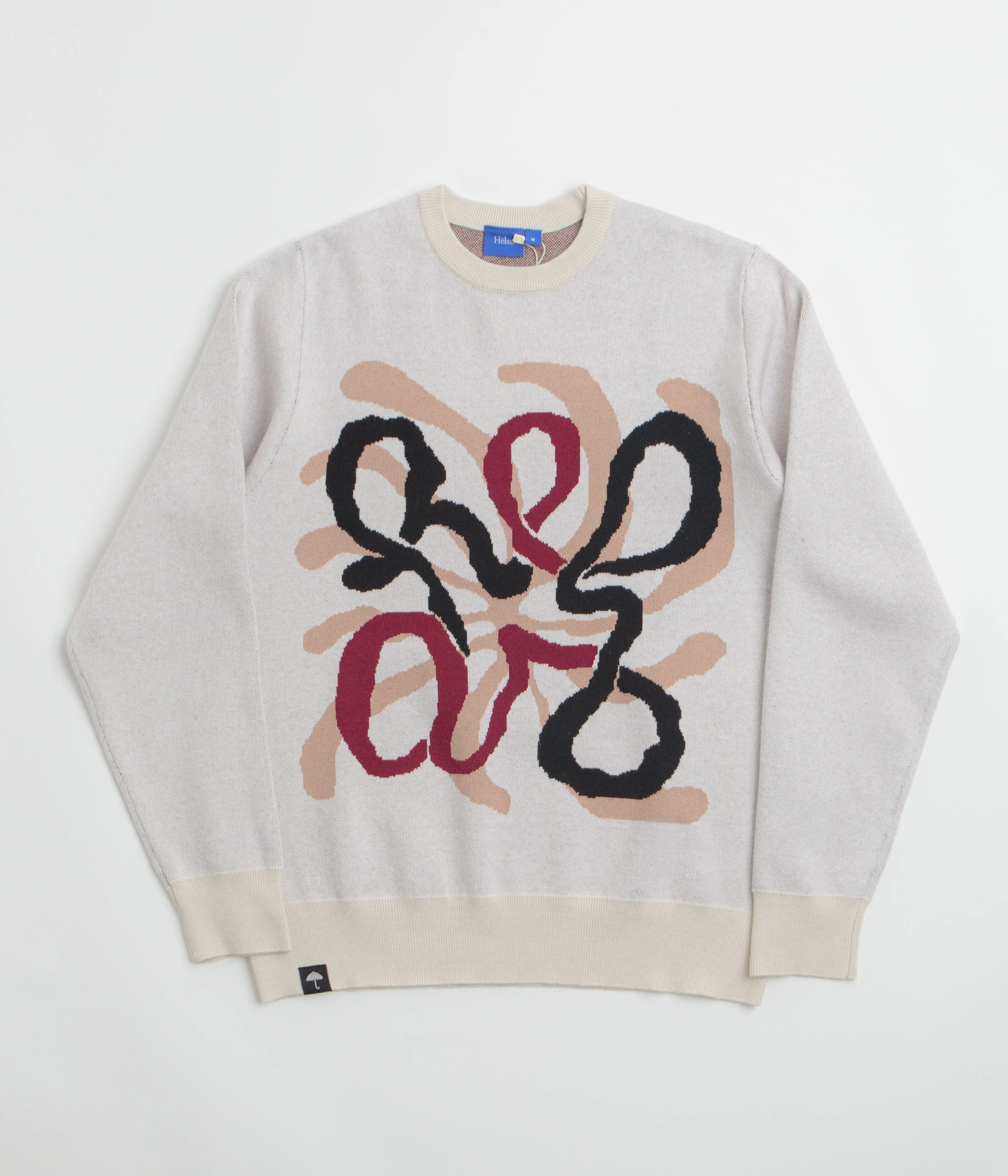 Helas Spirit Knit Crewneck Sweatshirt - Off White