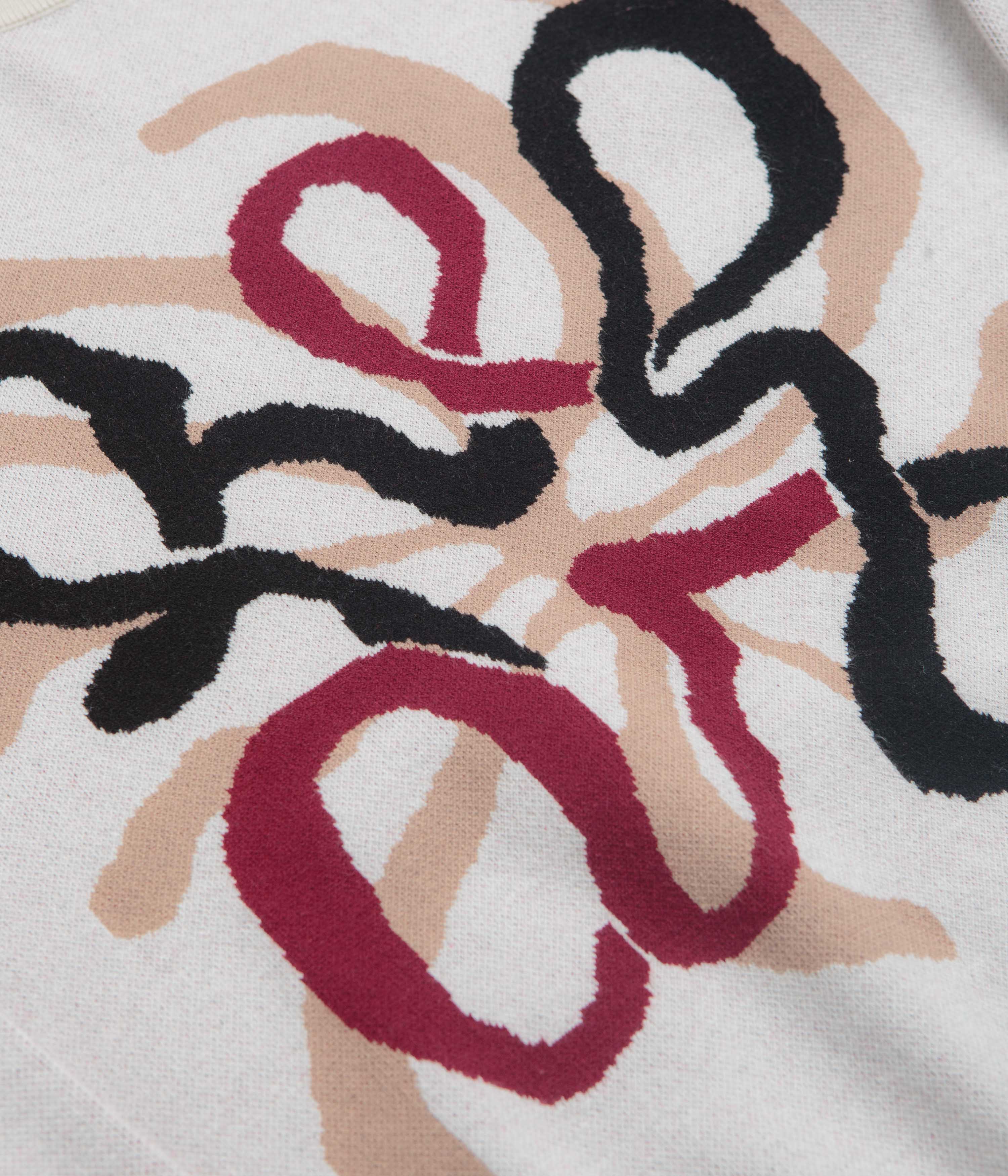 Helas Spirit Knit Crewneck Sweatshirt - Off White - Image 3