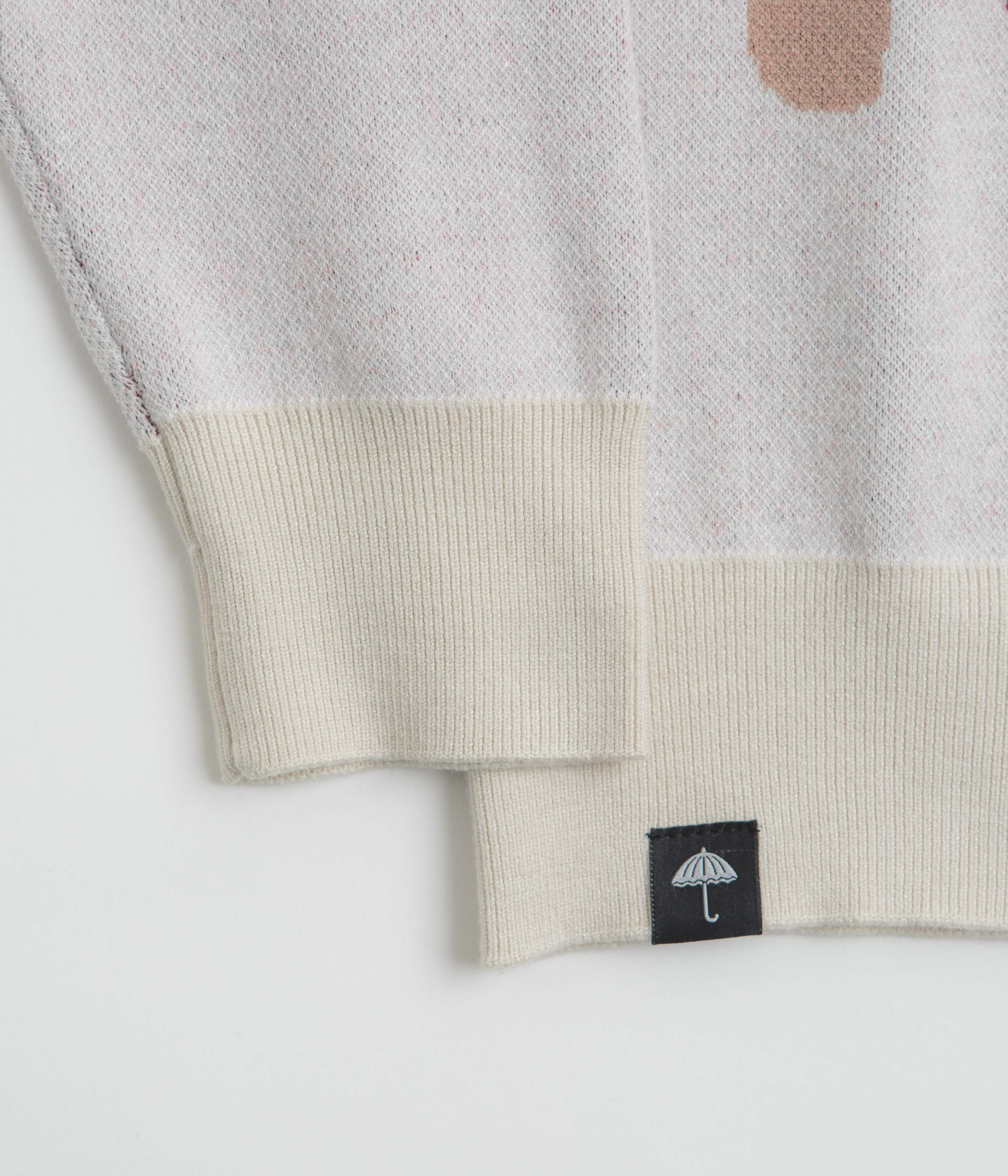 Helas Spirit Knit Crewneck Sweatshirt - Off White - Image 4