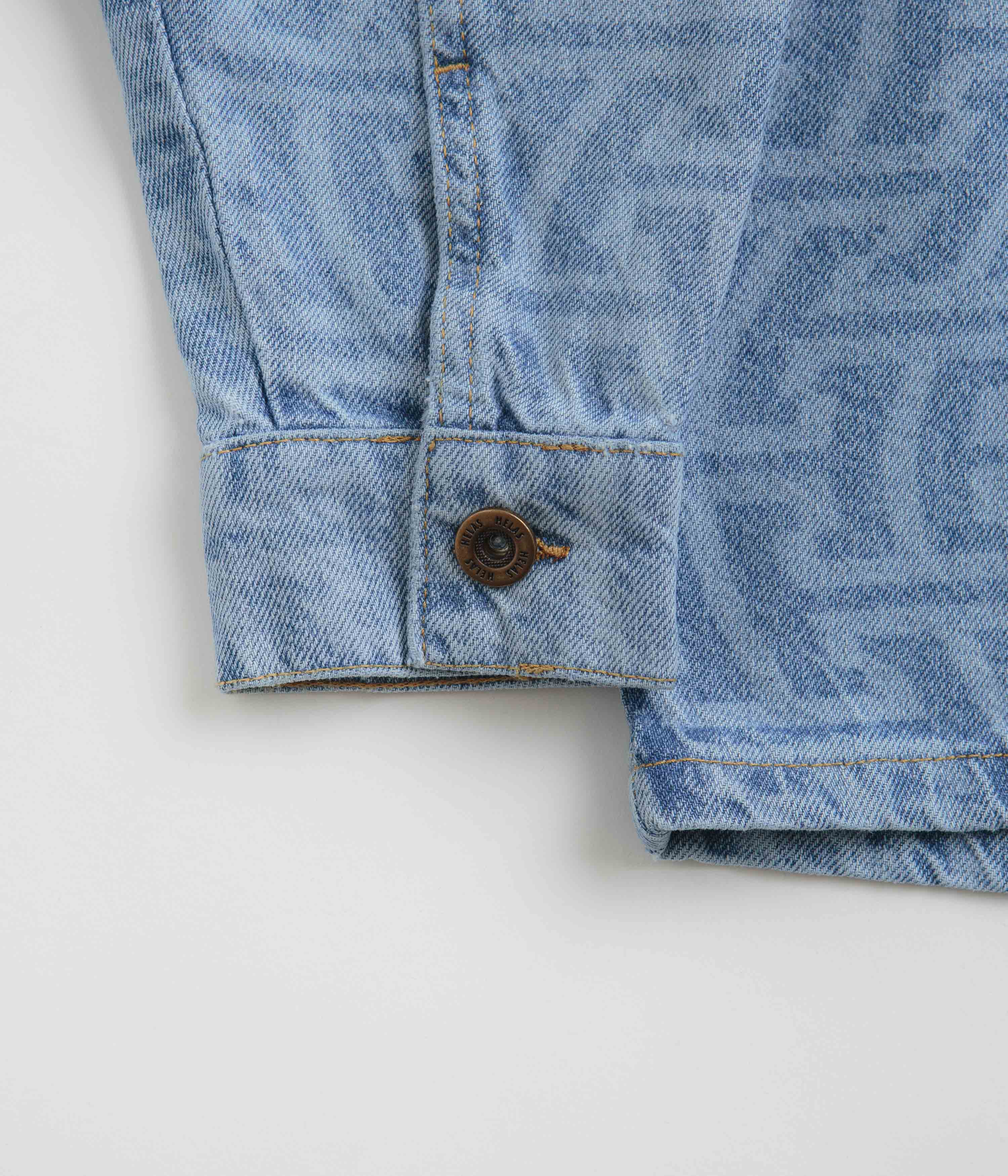 Helas Wave Denim Jacket - Light Blue - Image 2