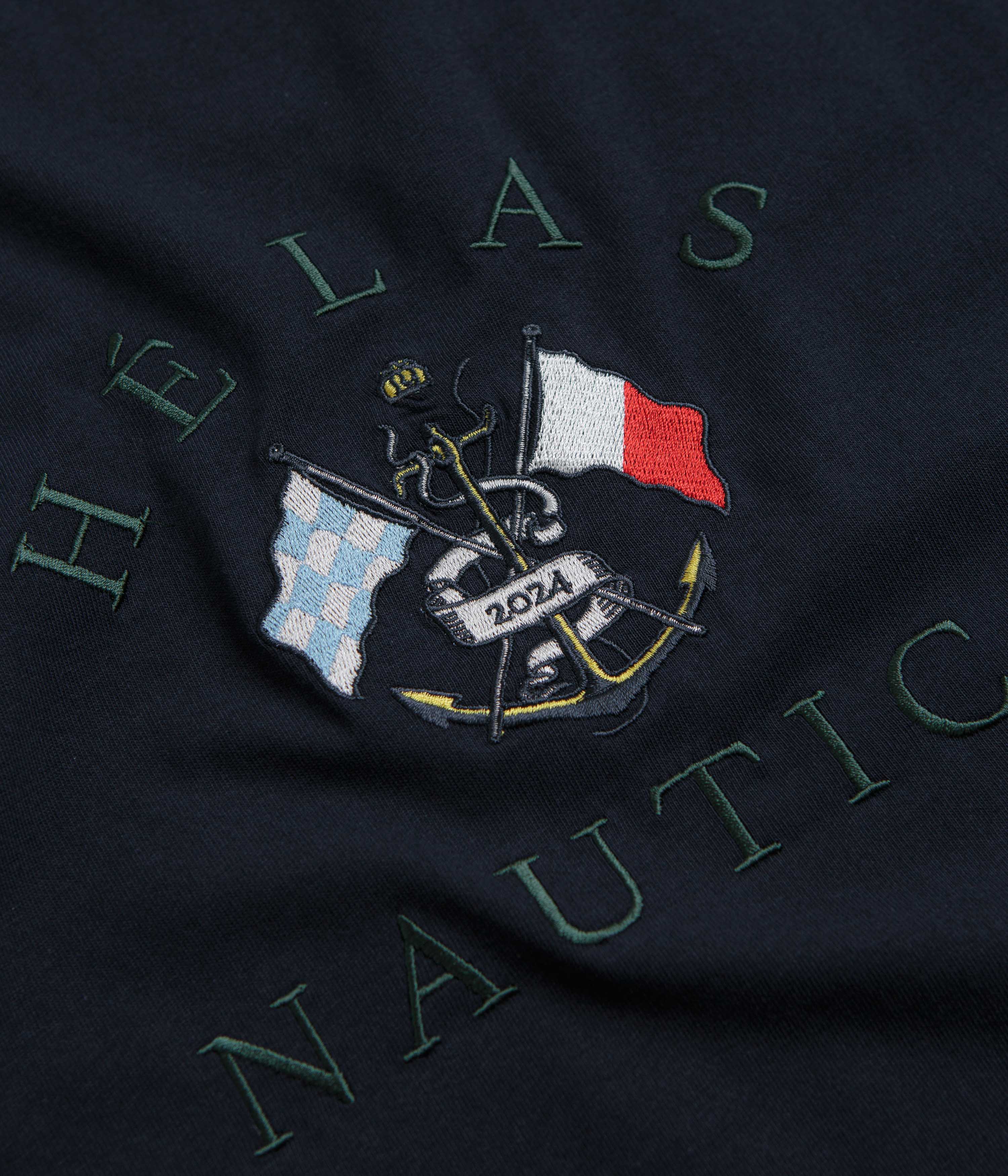 Helas x Nautica T-Shirt - Navy - Image 2