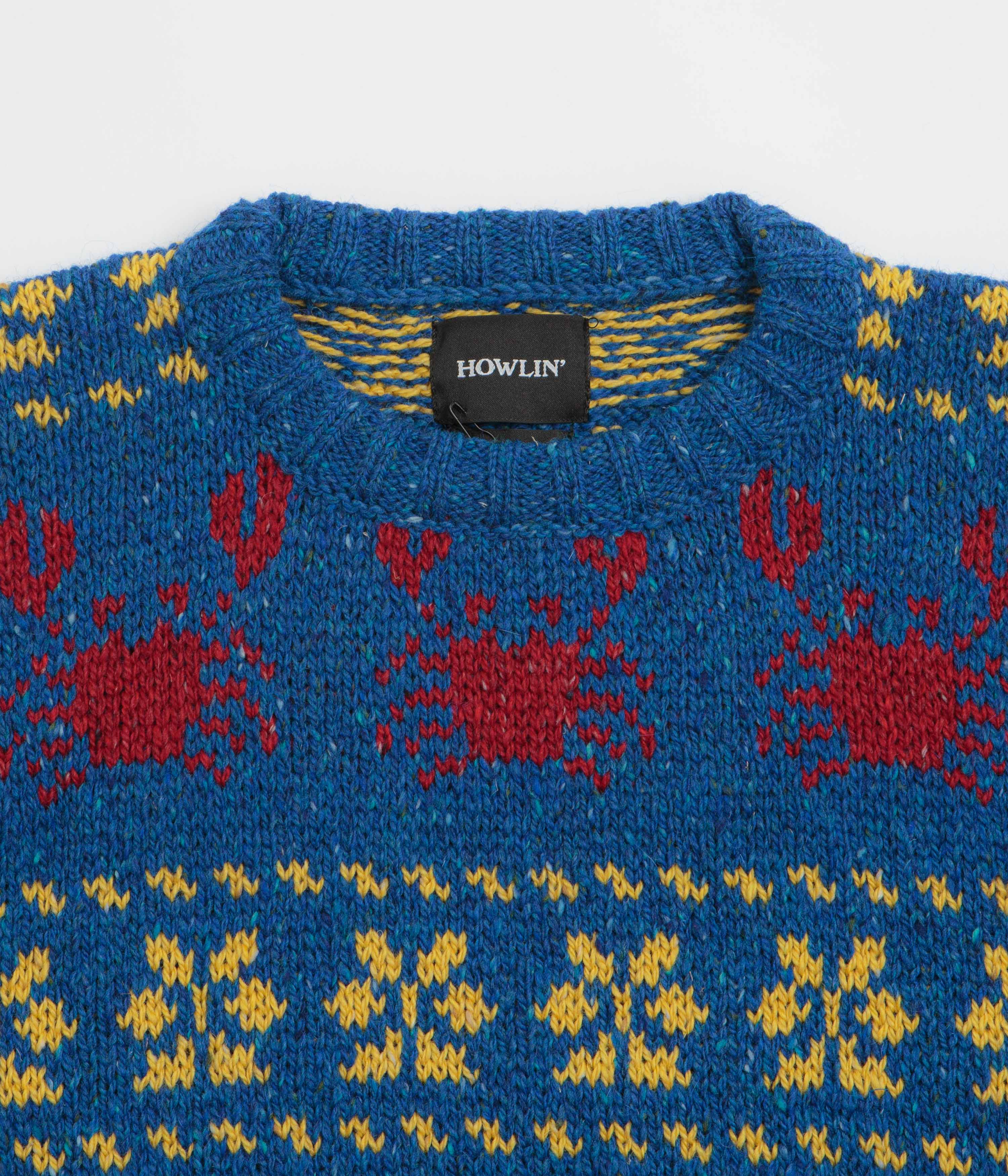 Howlin' Womens Crabs In Space Sweatshirt - Blue - Image 2