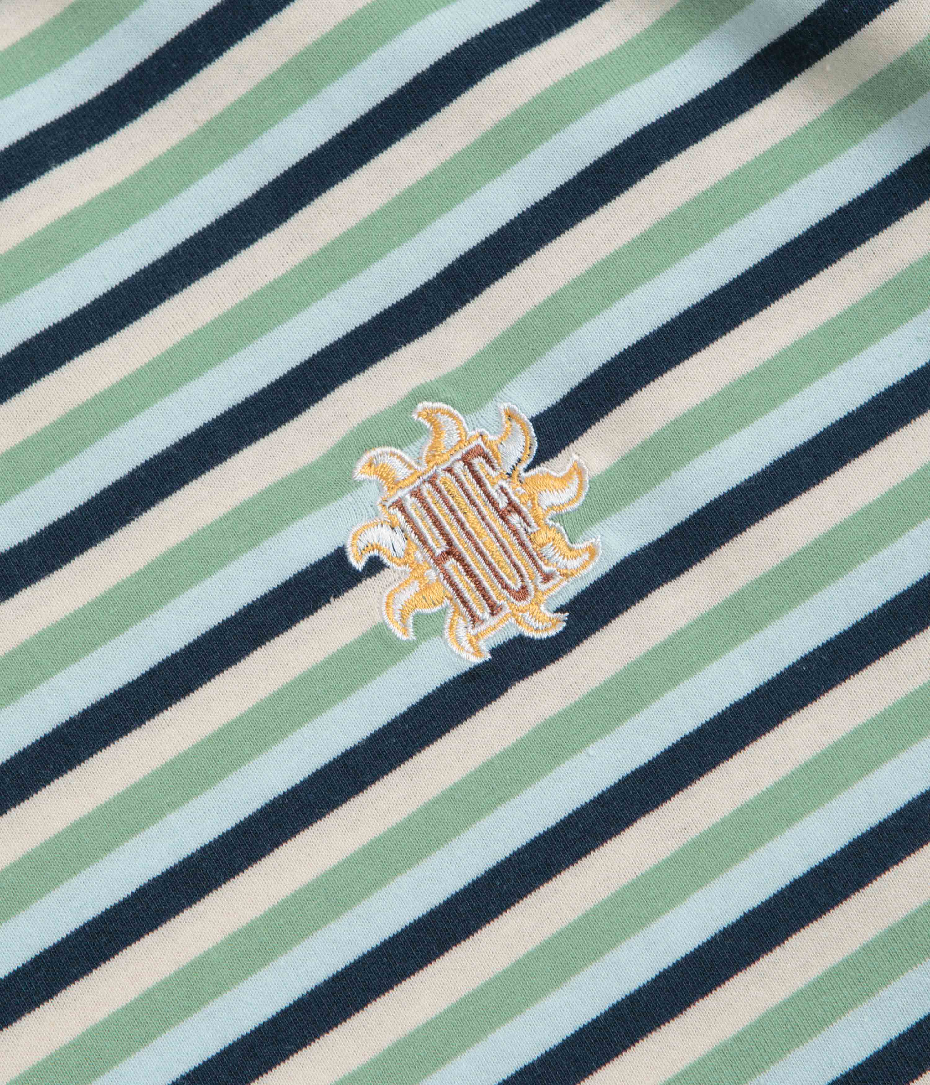 HUF Apollo Striped T-Shirt - Blue - Image 2