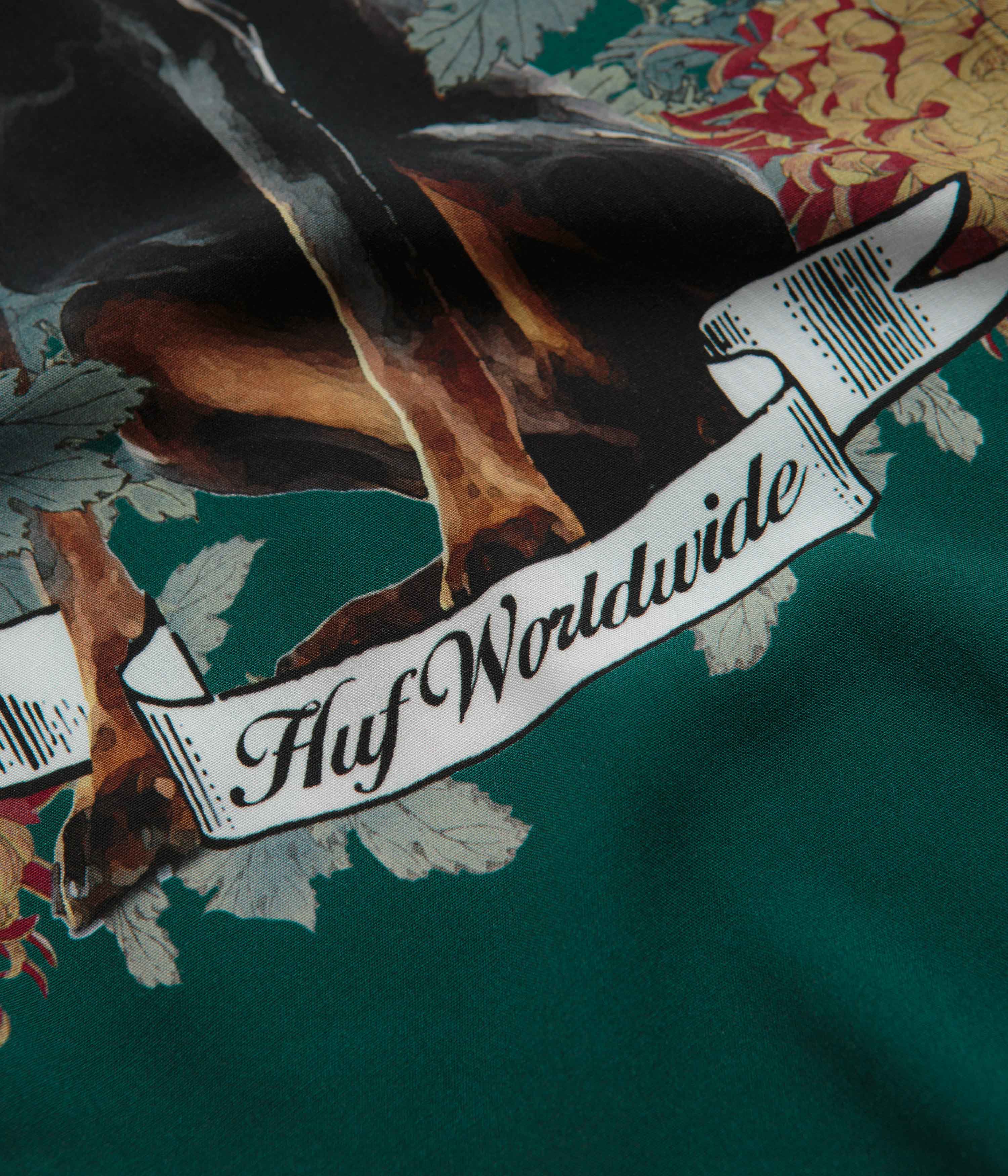 HUF Best Boys Resort Short Sleeve Shirt - Pine - Image 4
