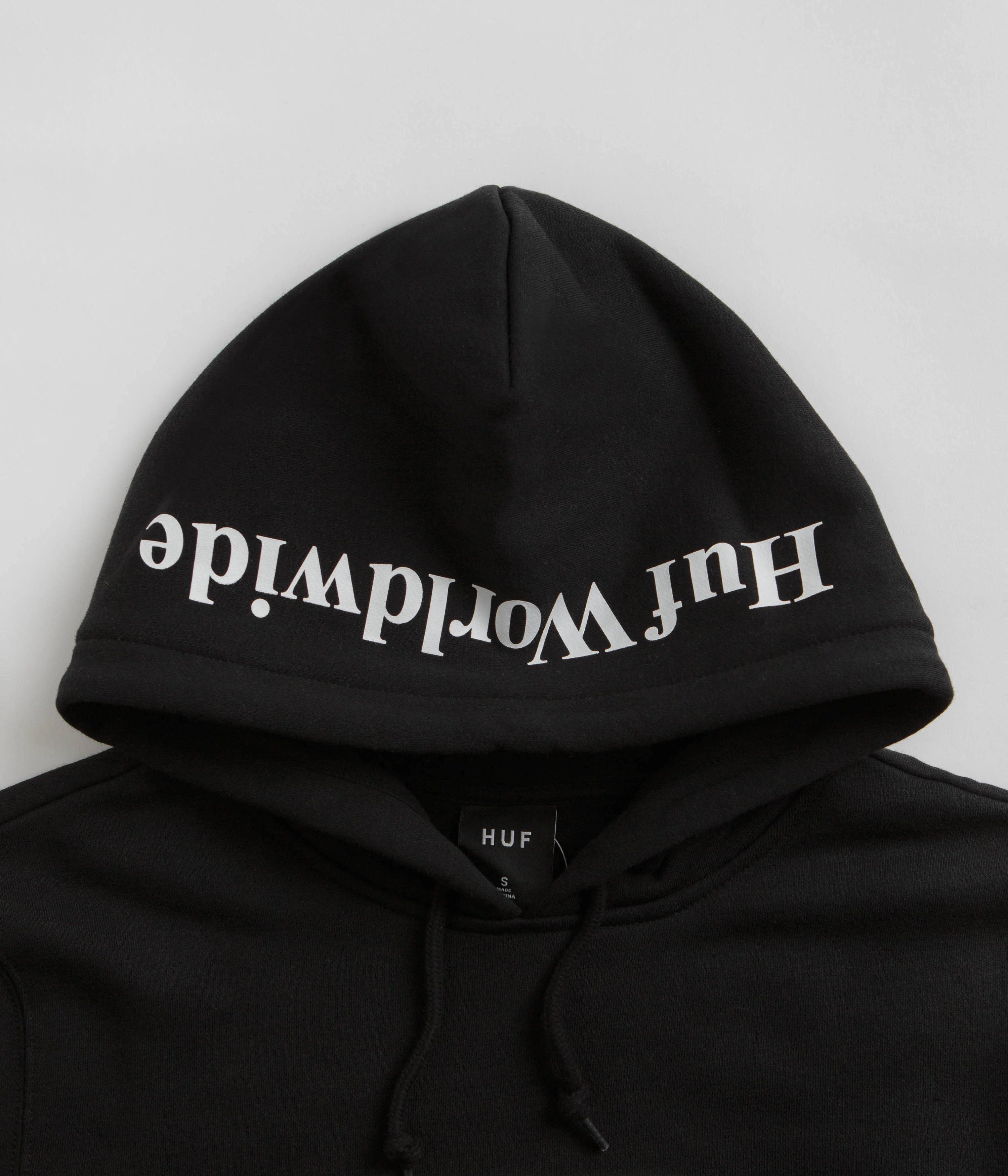 HUF Box Logo Hoodie - Black - Image 5