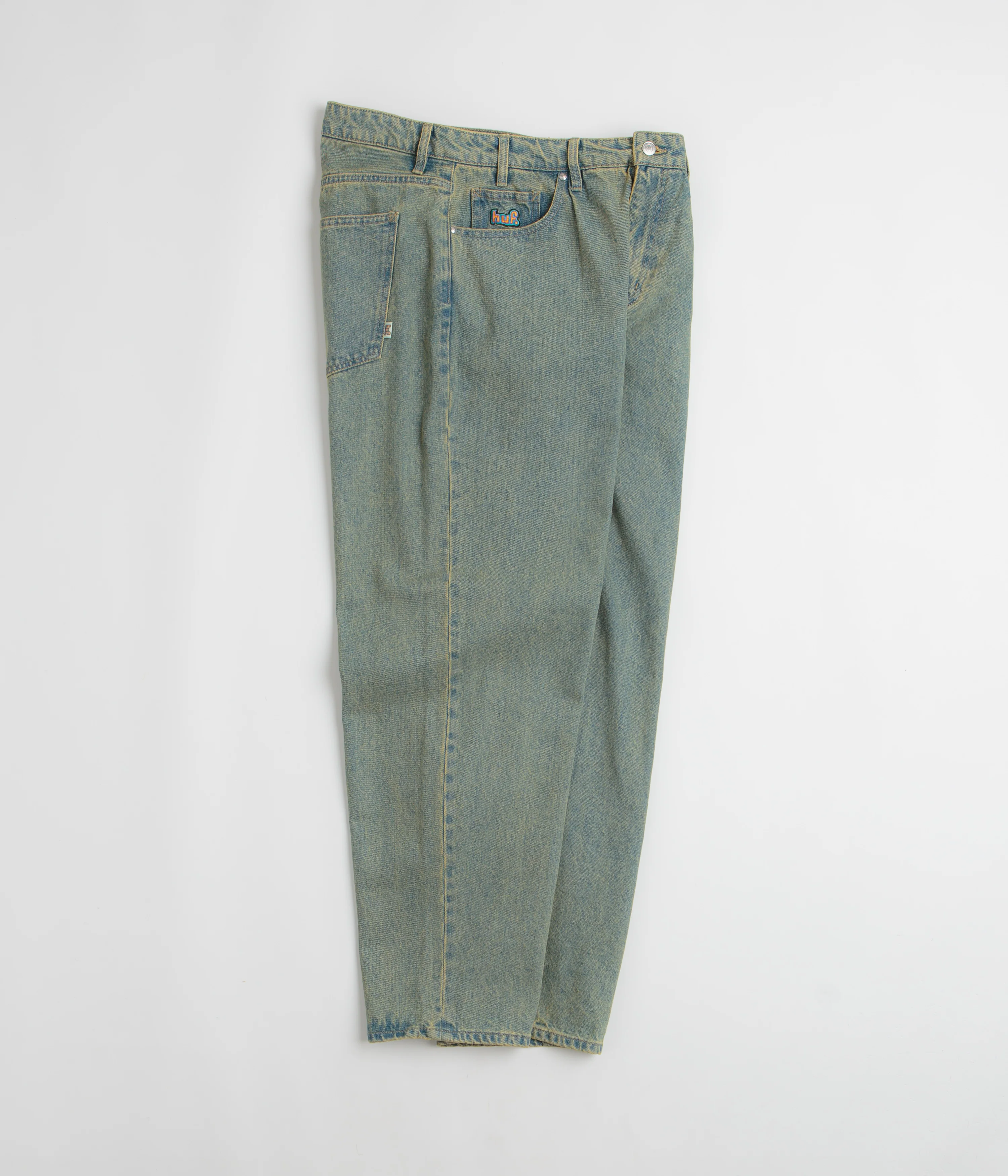 HUF Cromer Washed Pants - Indigo Earth - Image 2
