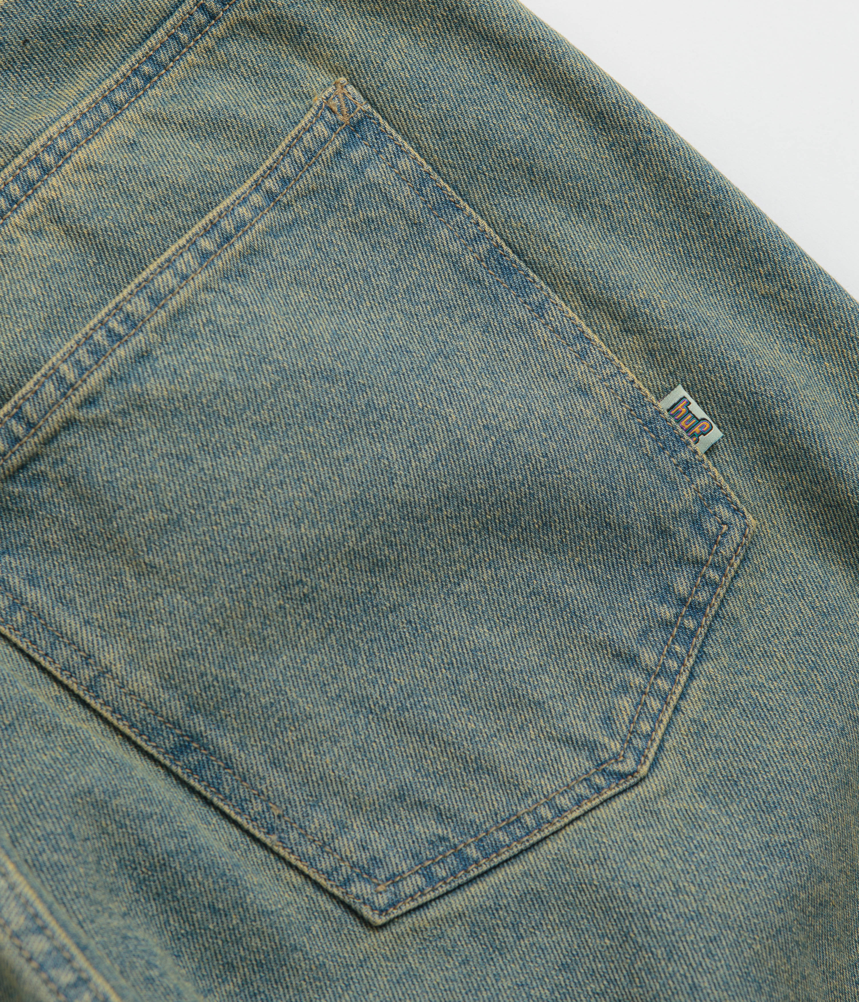 HUF Cromer Washed Pants - Indigo Earth - Image 8