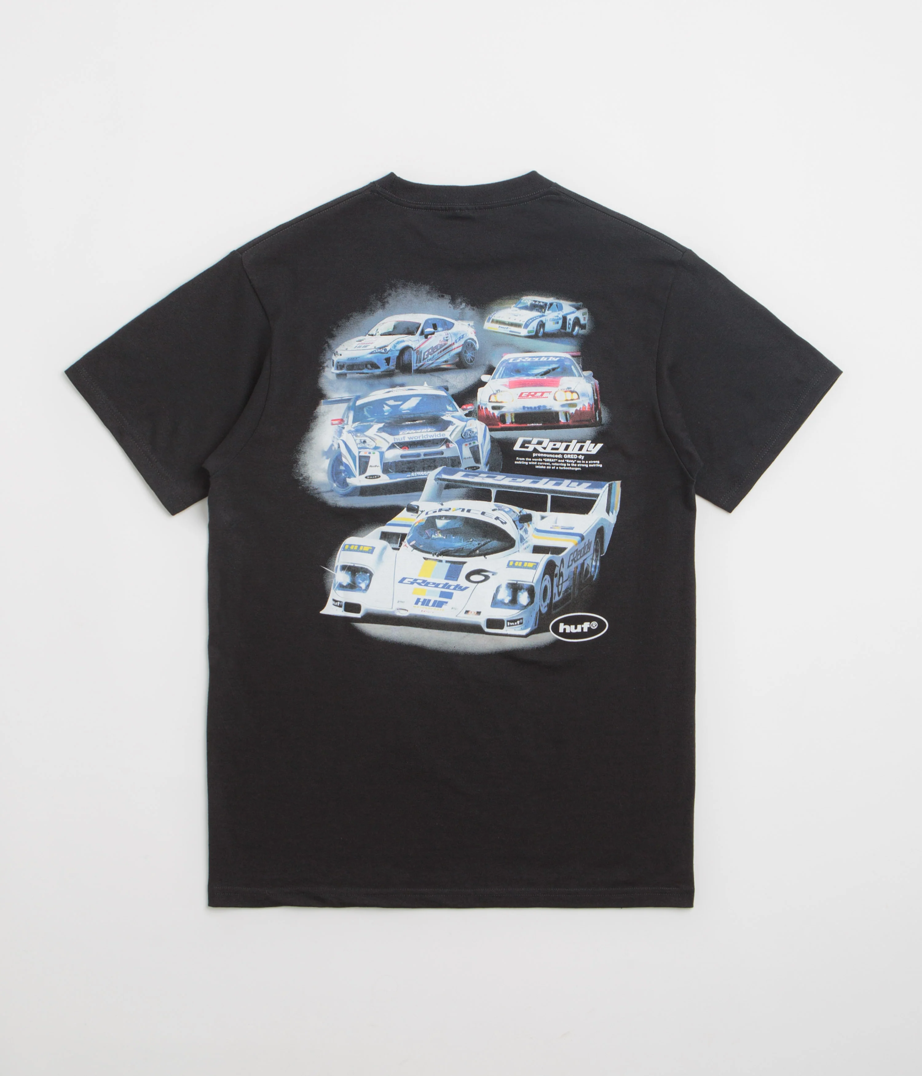 HUF Greddy Showcase T-Shirt - Black