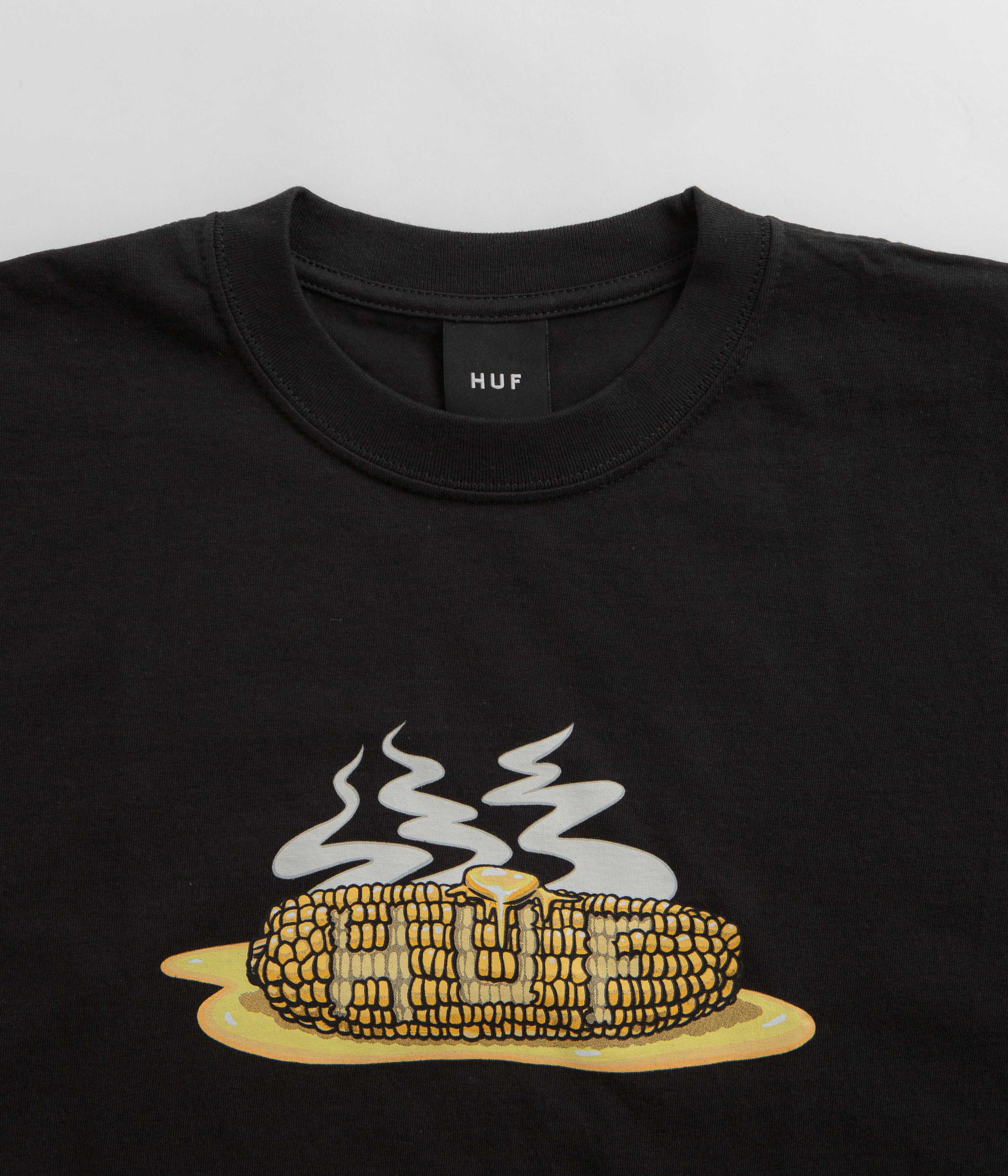 HUF On The Cob T-Shirt - Black - Image 3