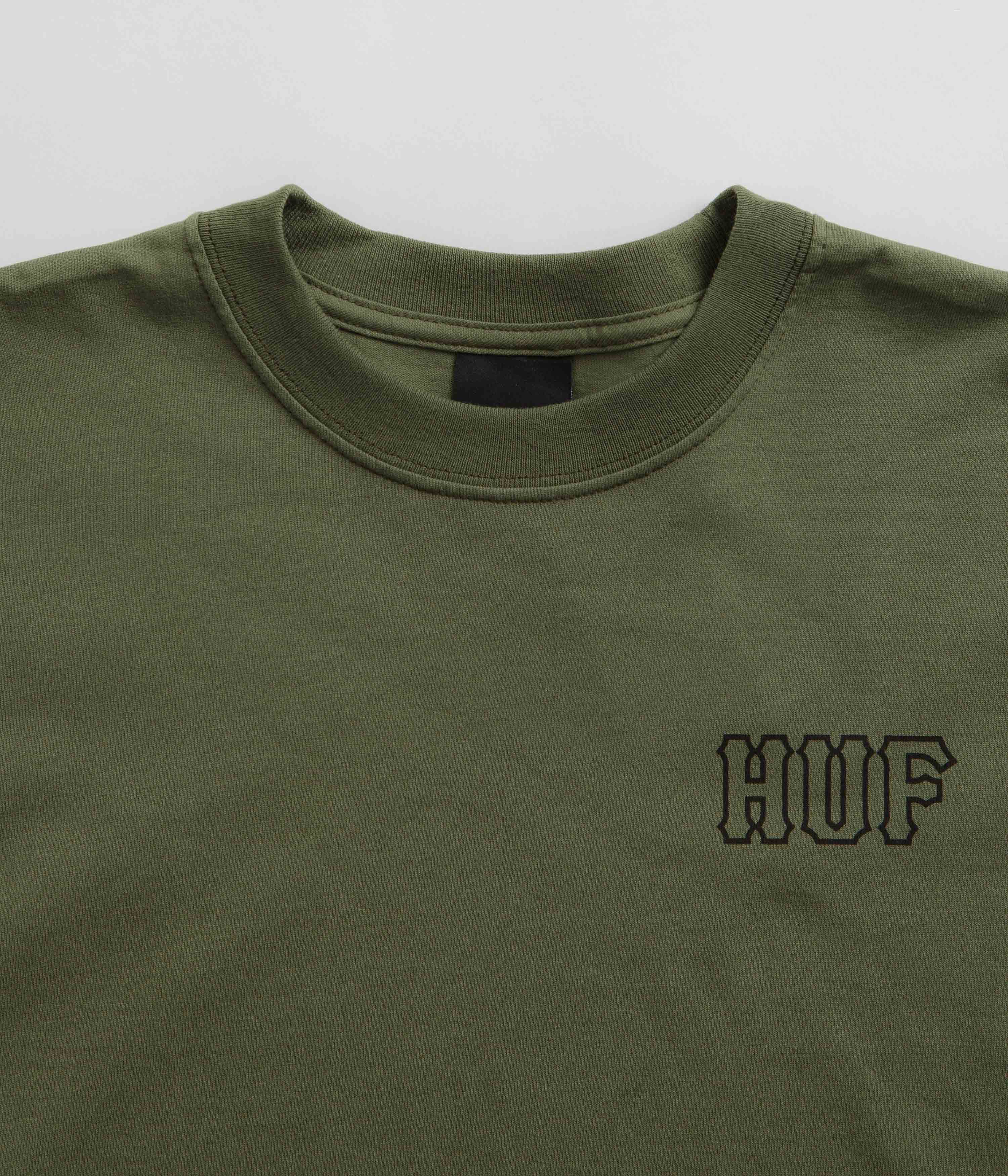 HUF Set H T-Shirt - Olive - Image 4
