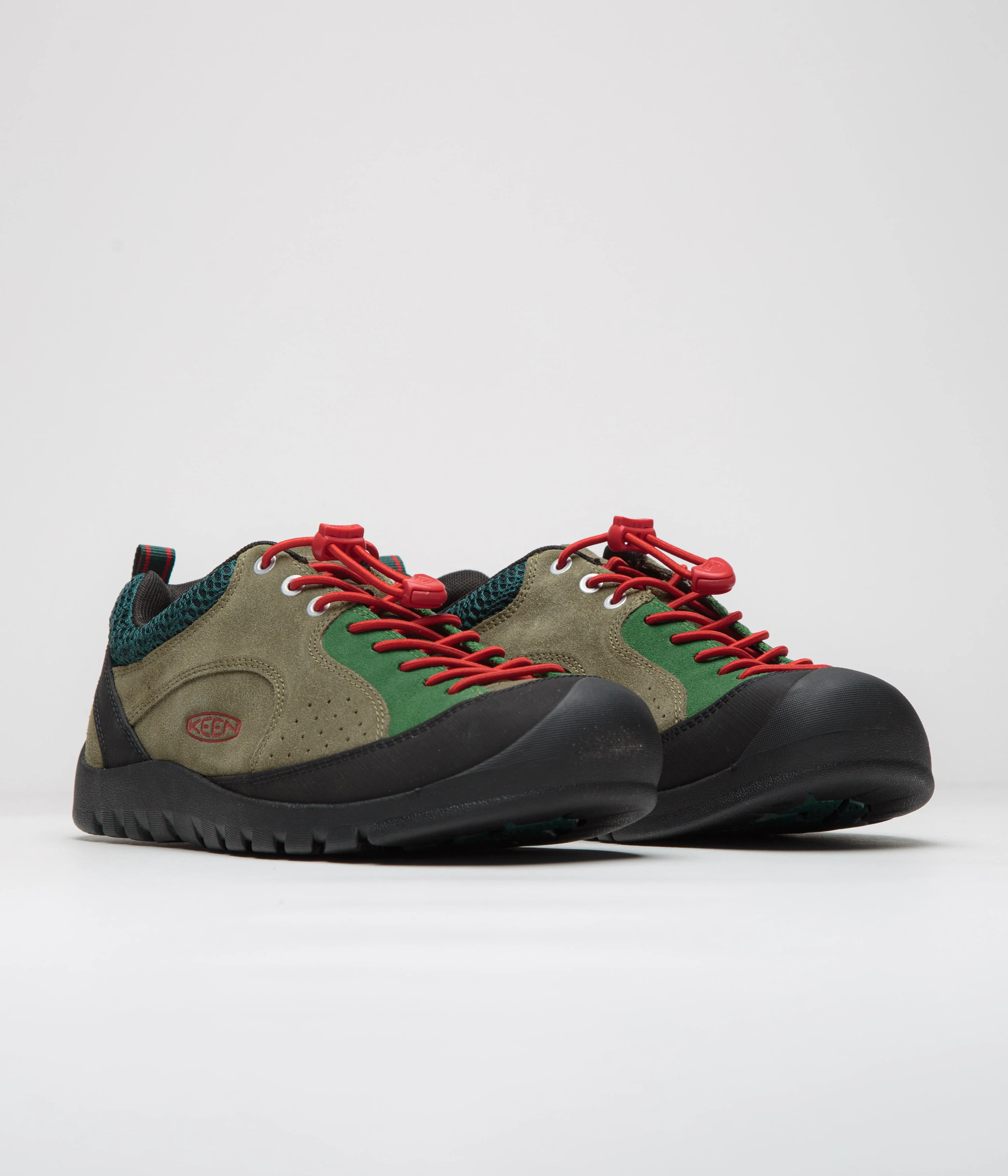 Keen Jasper Rocks Shoes - Dark Olive / Ponderosa Pine - Image 2