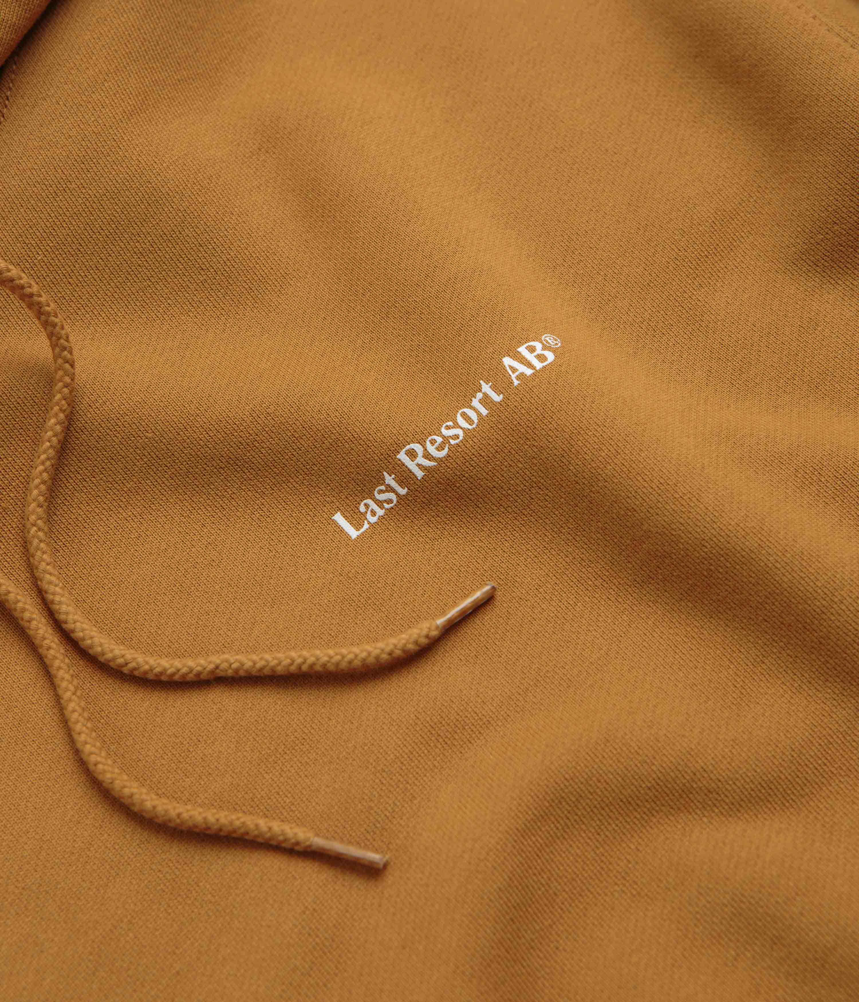 Last Resort AB Atlas Monogram Hoodie - Golden Brown / White - Image 4