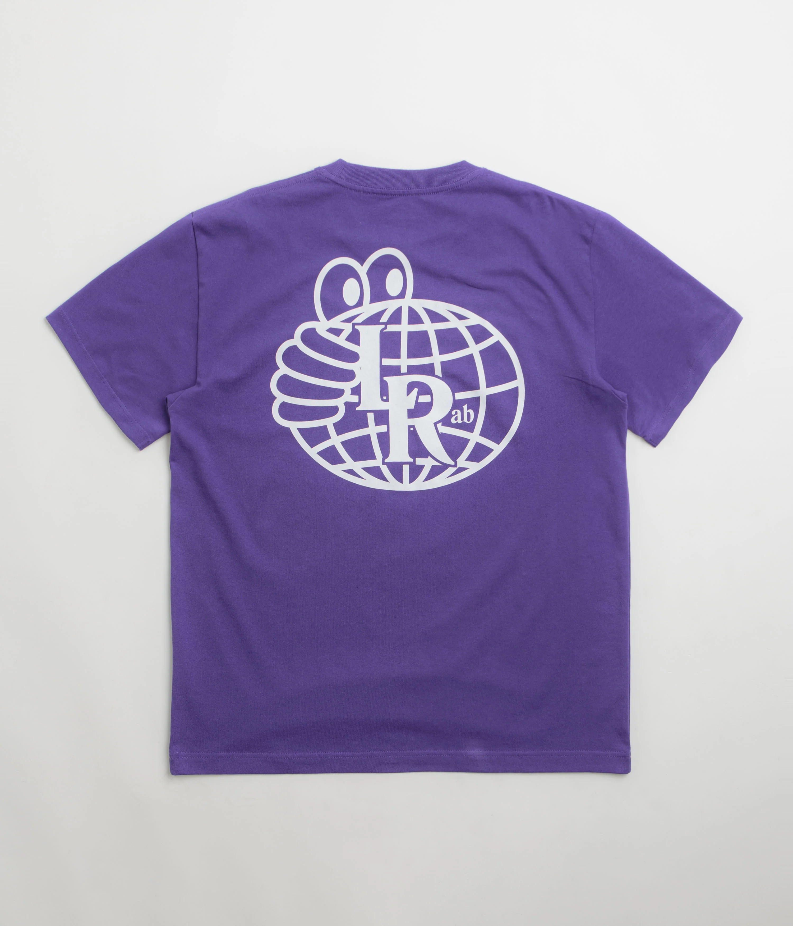 Last Resort AB Atlas Monogram T-Shirt - Heliotrope / White - Image 2