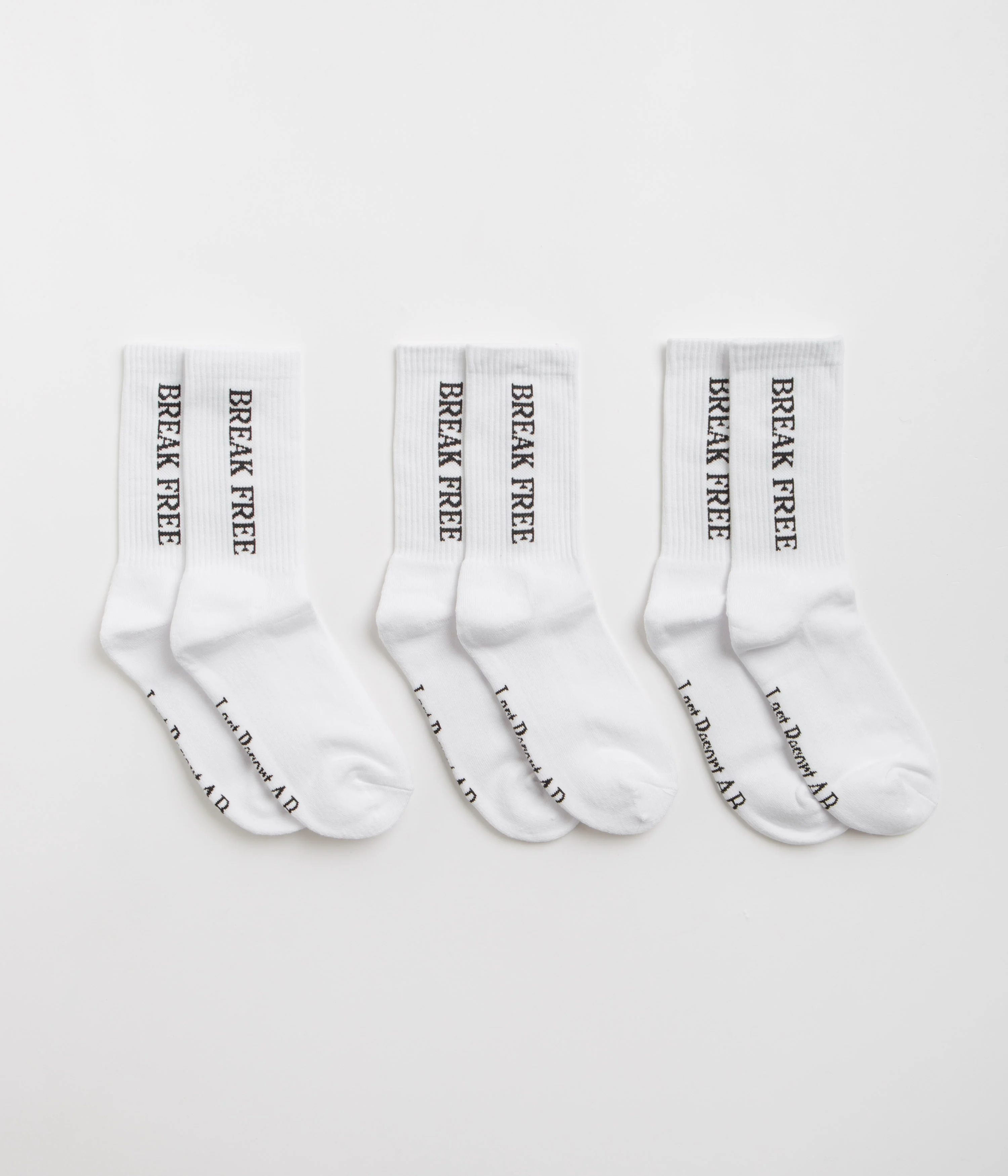 Last Resort AB Break Free Socks (3 Pack) - Black - Image 4