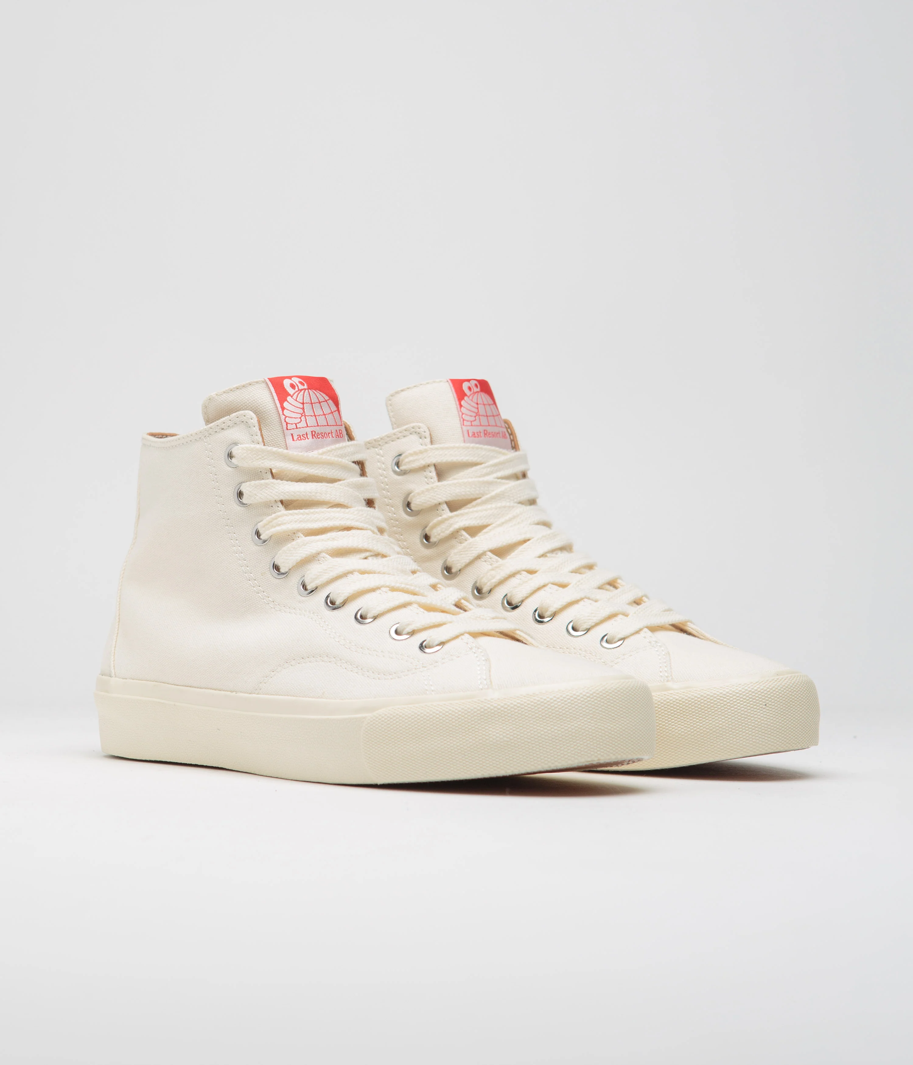 Last Resort AB VM003 Canvas Hi Shoes - White / White - Image 2