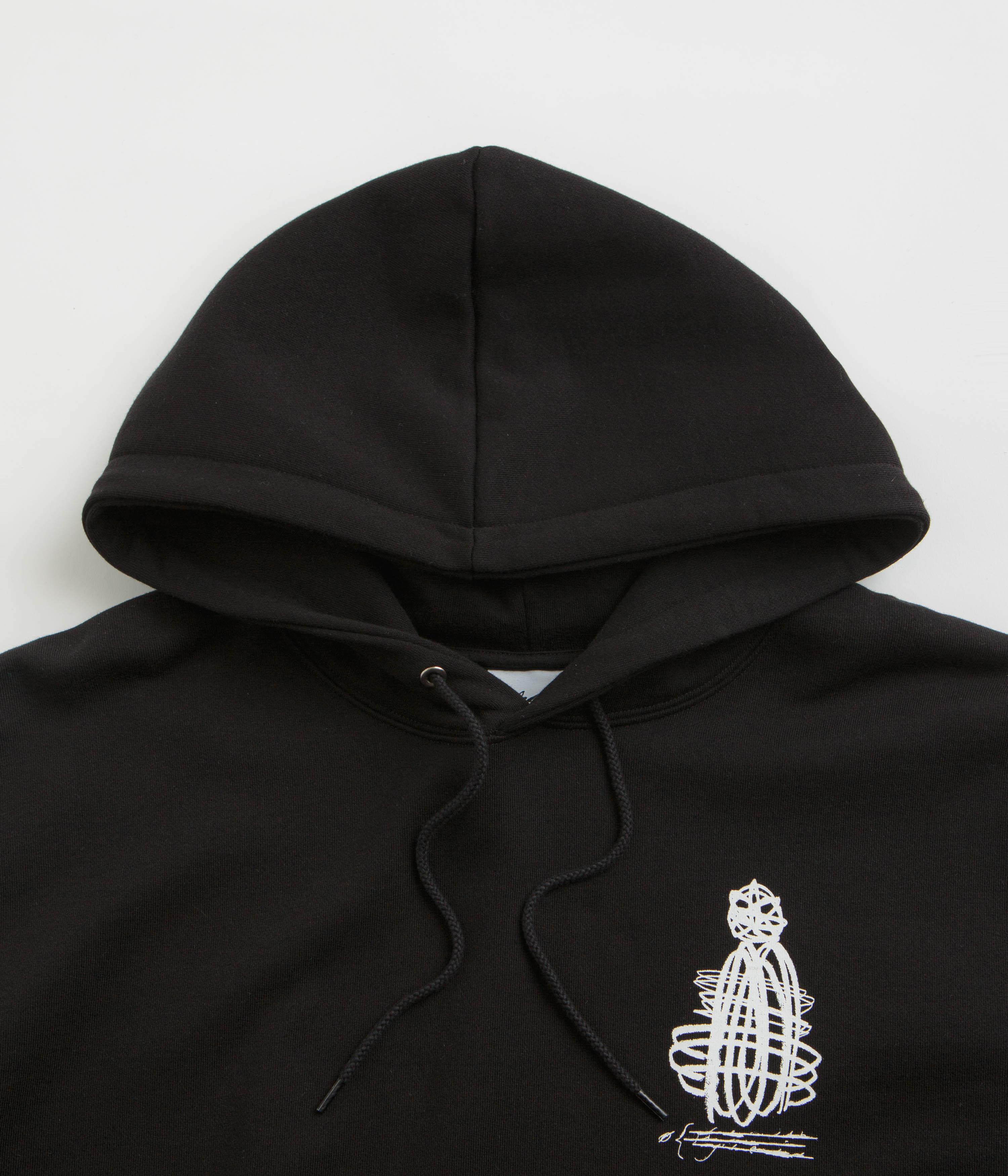 Last Resort AB x Julian Smith Expando Hoodie - Black / White - Image 3