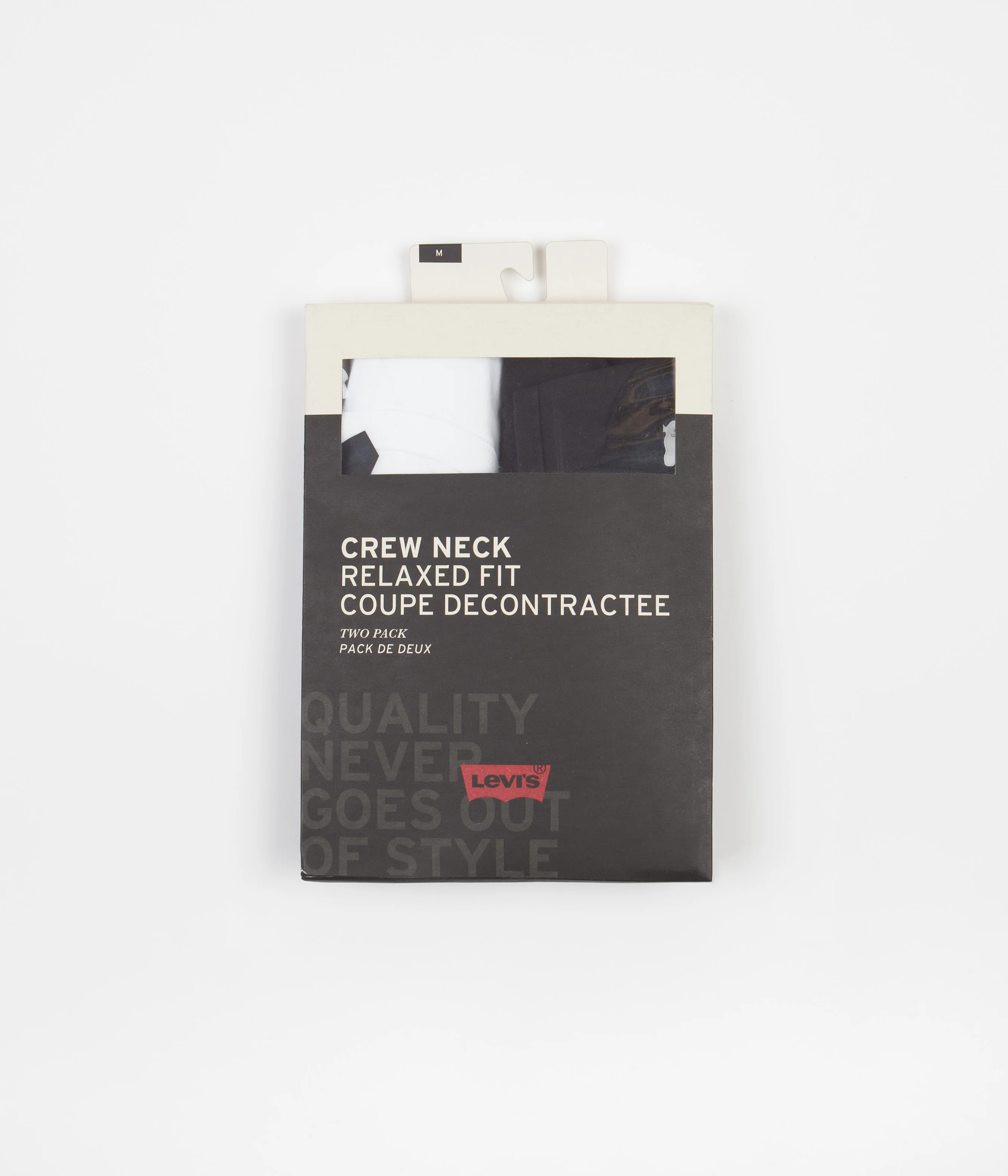 Levi's® Skate 2 Pack T-Shirt - White / Jet Black - Image 4