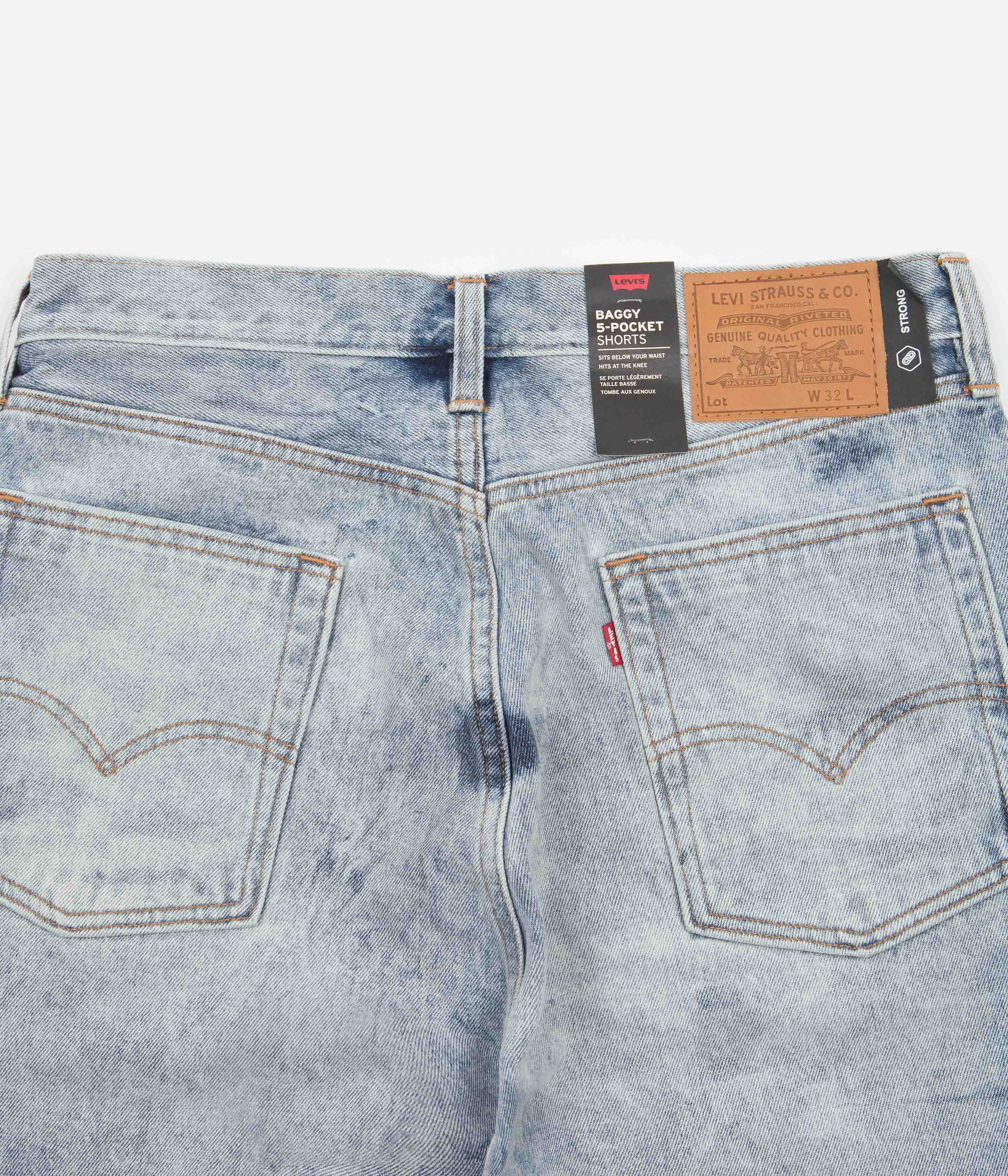 Levi's® Skate Baggy 5 Pocket Denim Shorts - DNA - Image 6