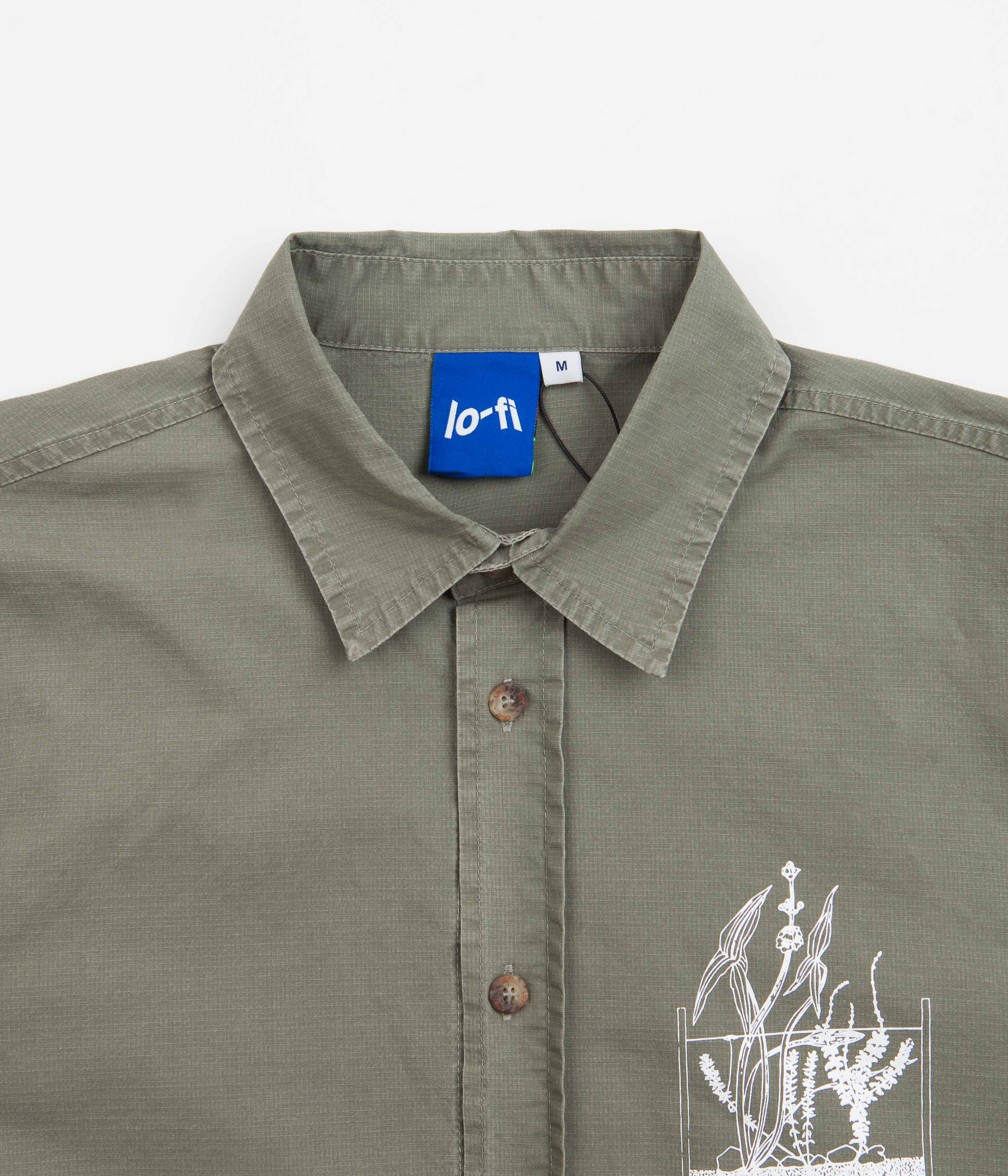 Lo-Fi Antenna Ripstop Shirt - Washed Sage - Image 5