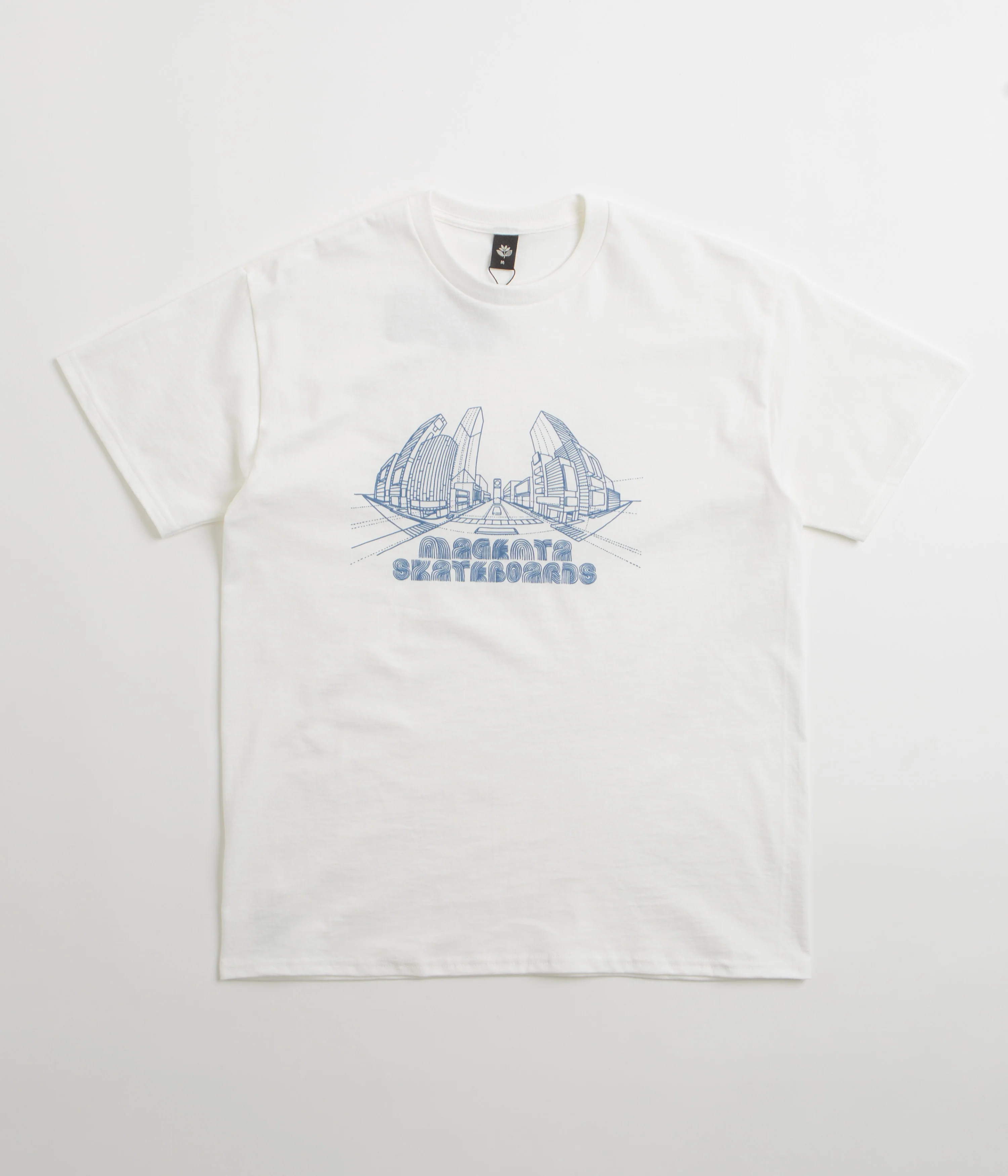 Magenta 3D T-Shirt - White