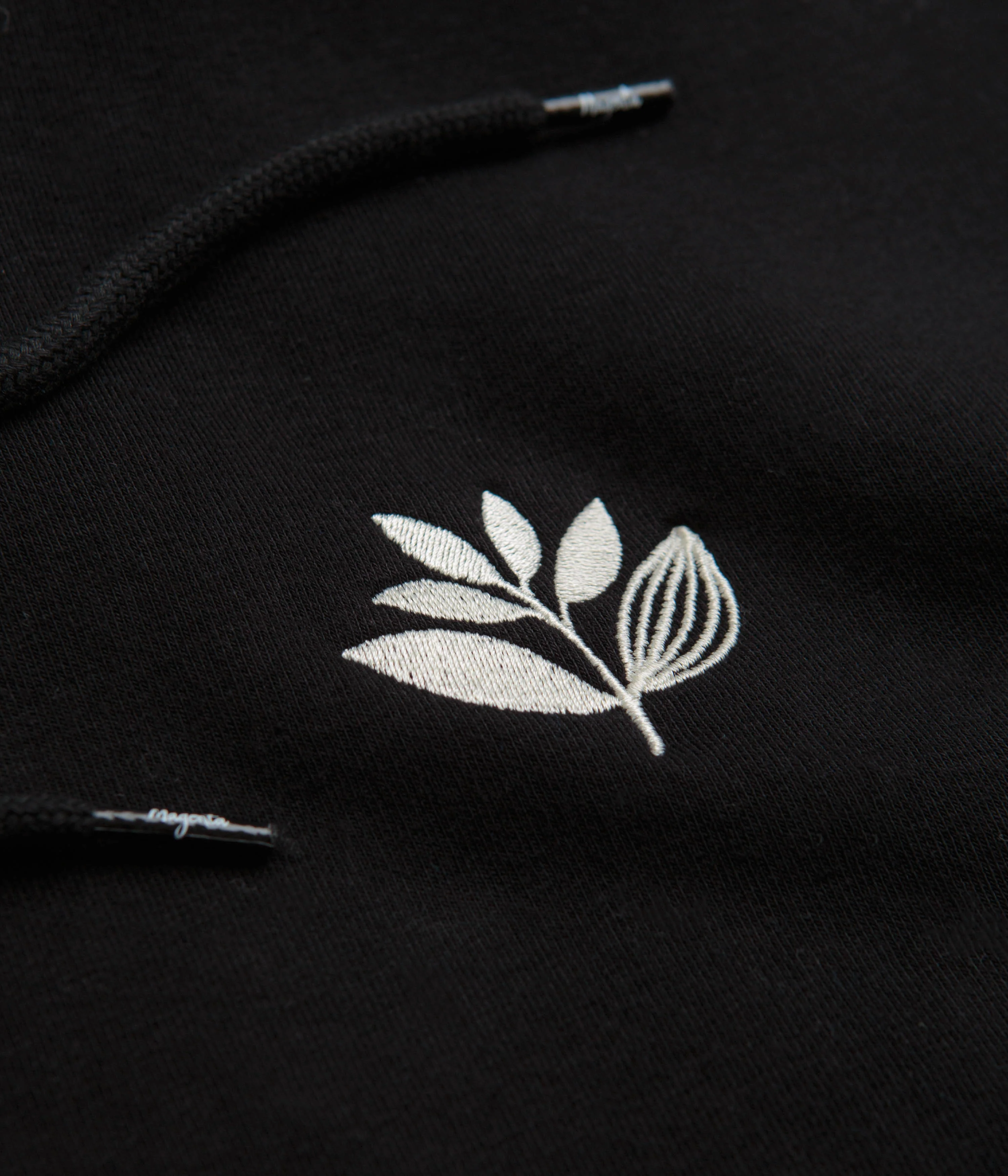 Magenta Cord Plant Hoodie - Black - Image 4