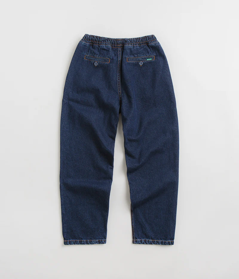 Magenta Loose Pants - Blue Denim - Image 3
