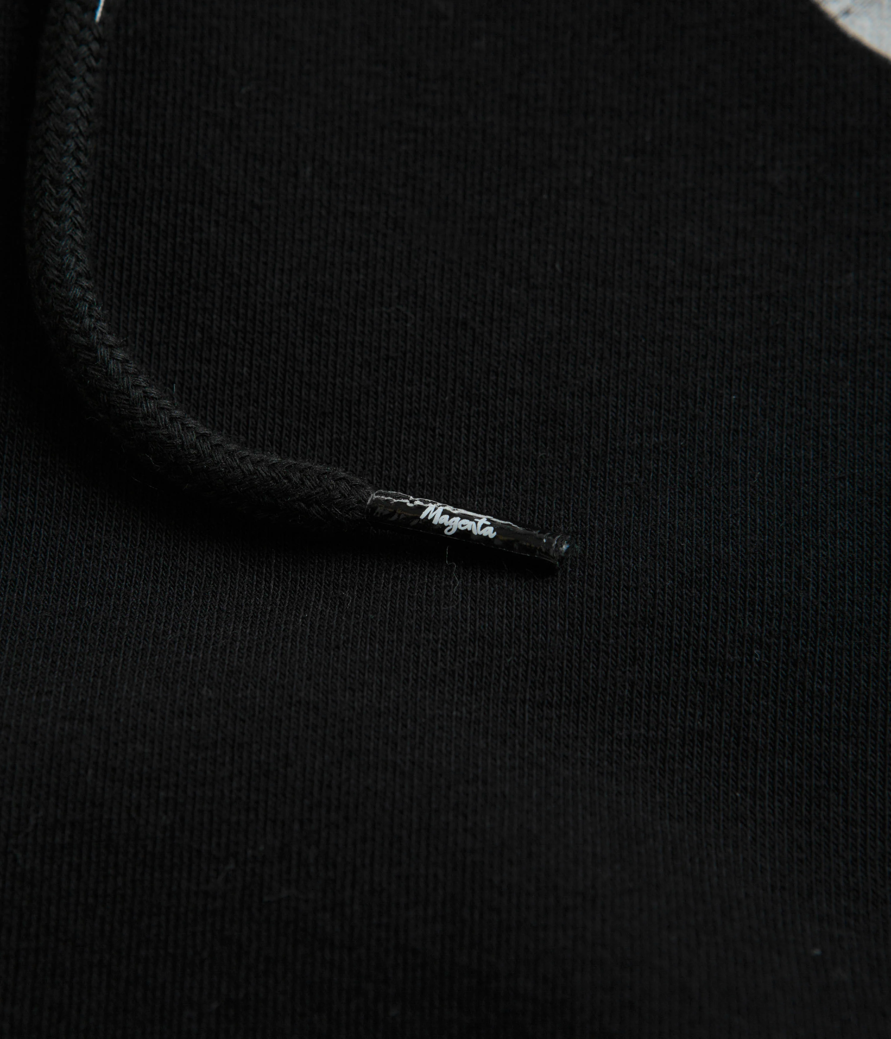 Magenta Marble Hoodie - Black - Image 6