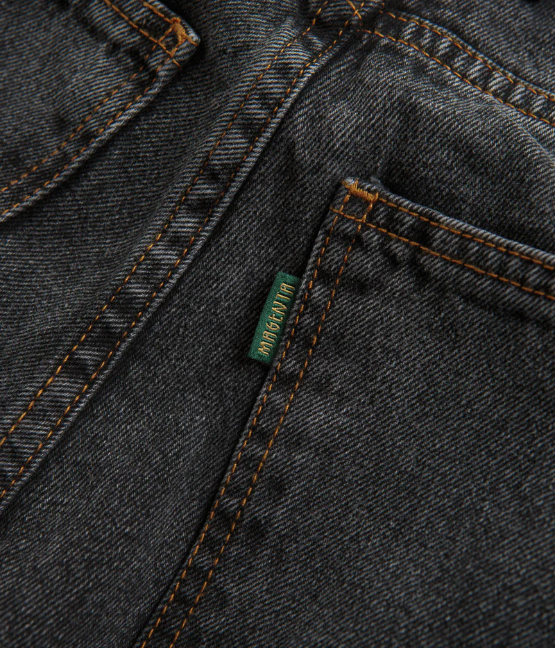 Magenta OG Denim Pants - Distressed Black - Image 9