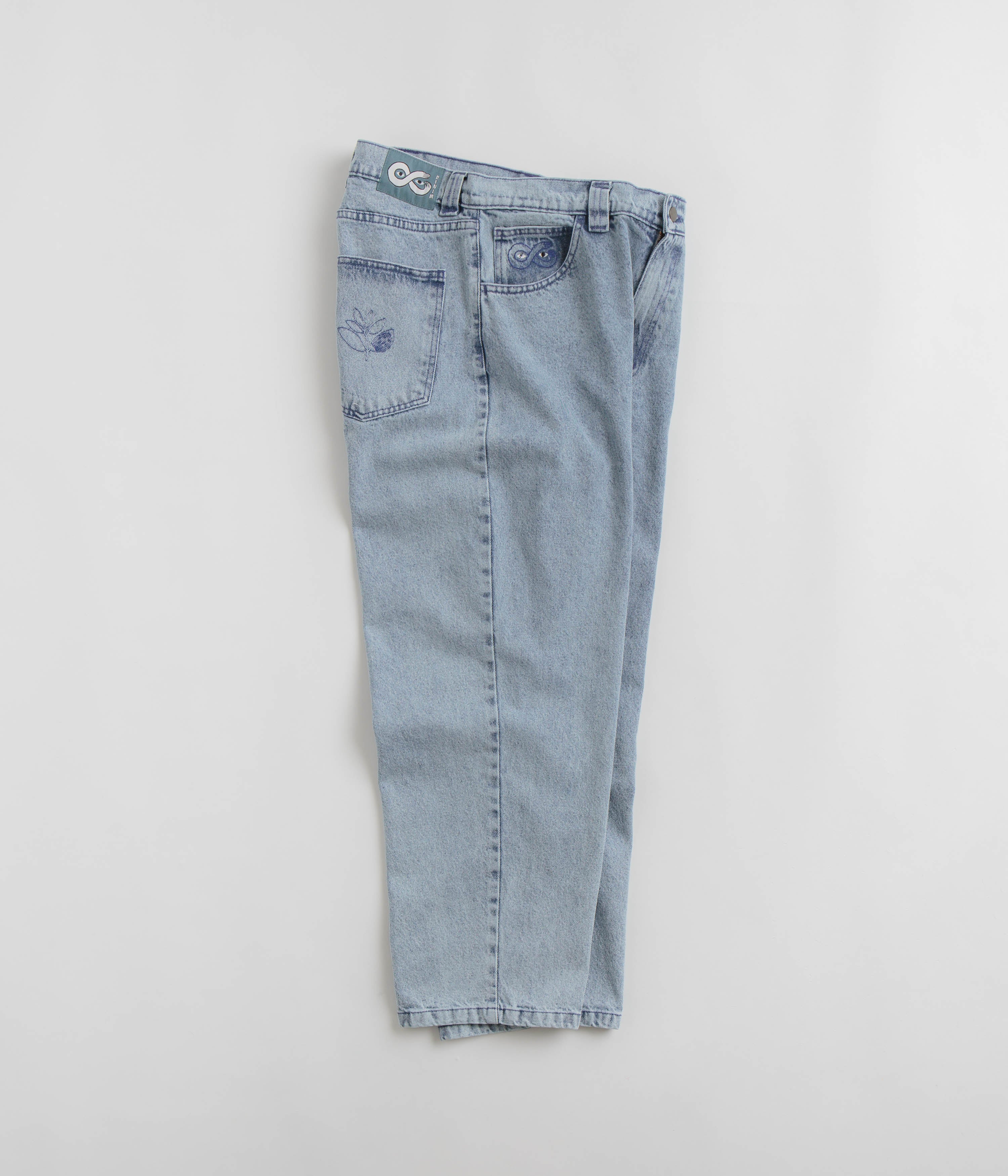 Magenta OG Stitch Jeans - Washed Denim - Image 2