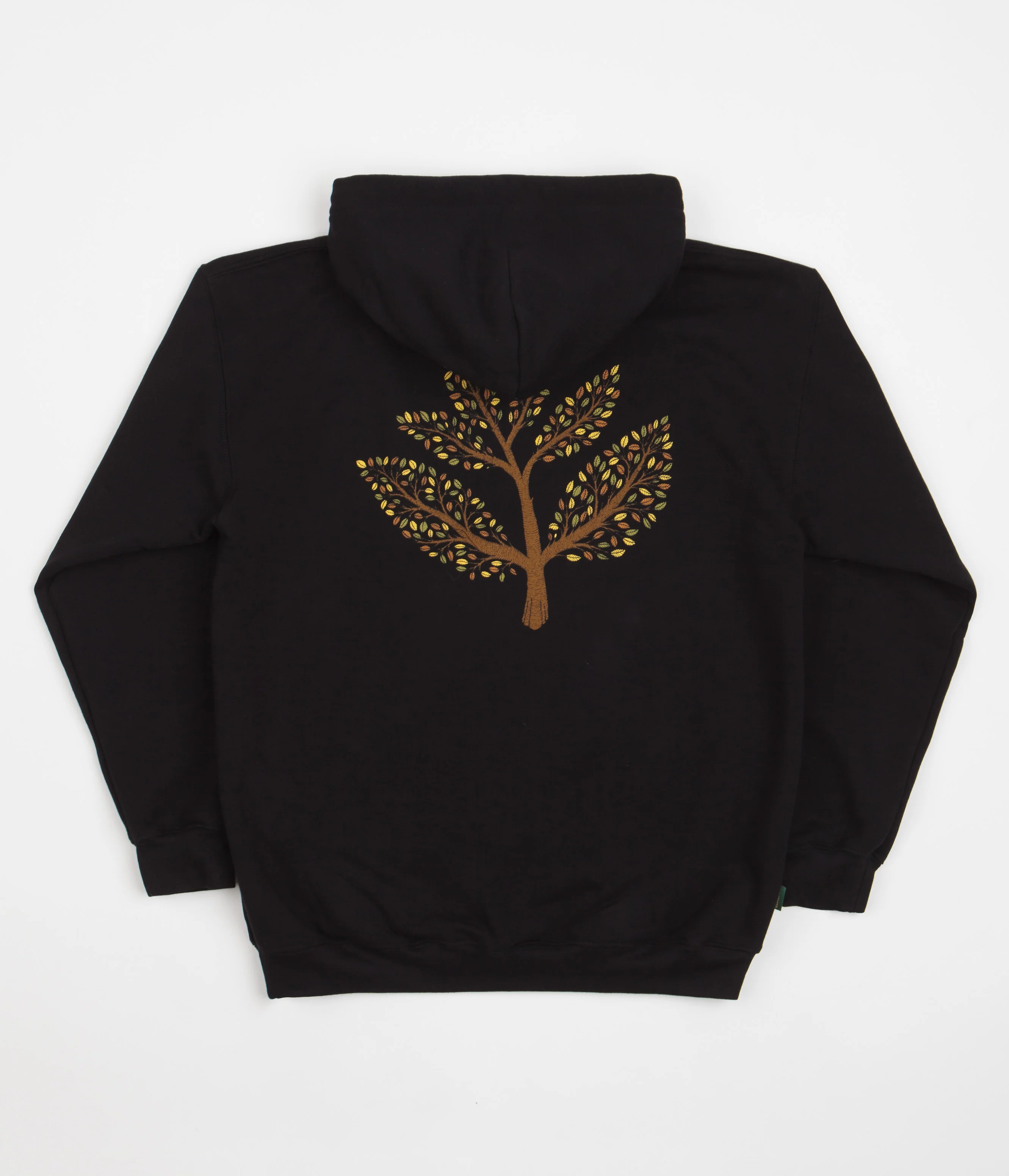 Magenta Tree Plant Hoodie - Black - Image 2
