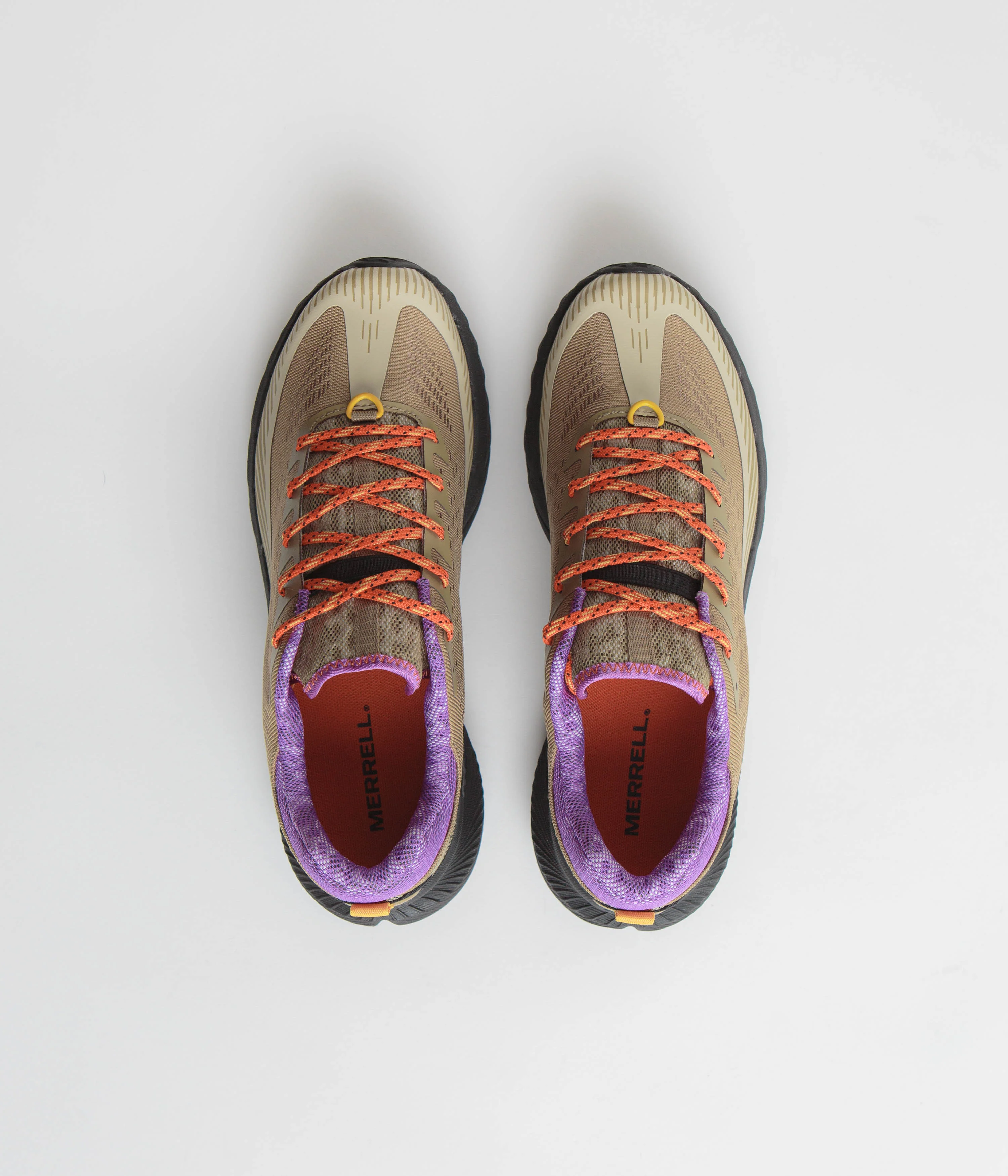 Merrell Agility Peak 5 Shoes - Khaki / Dewberry - Image 7