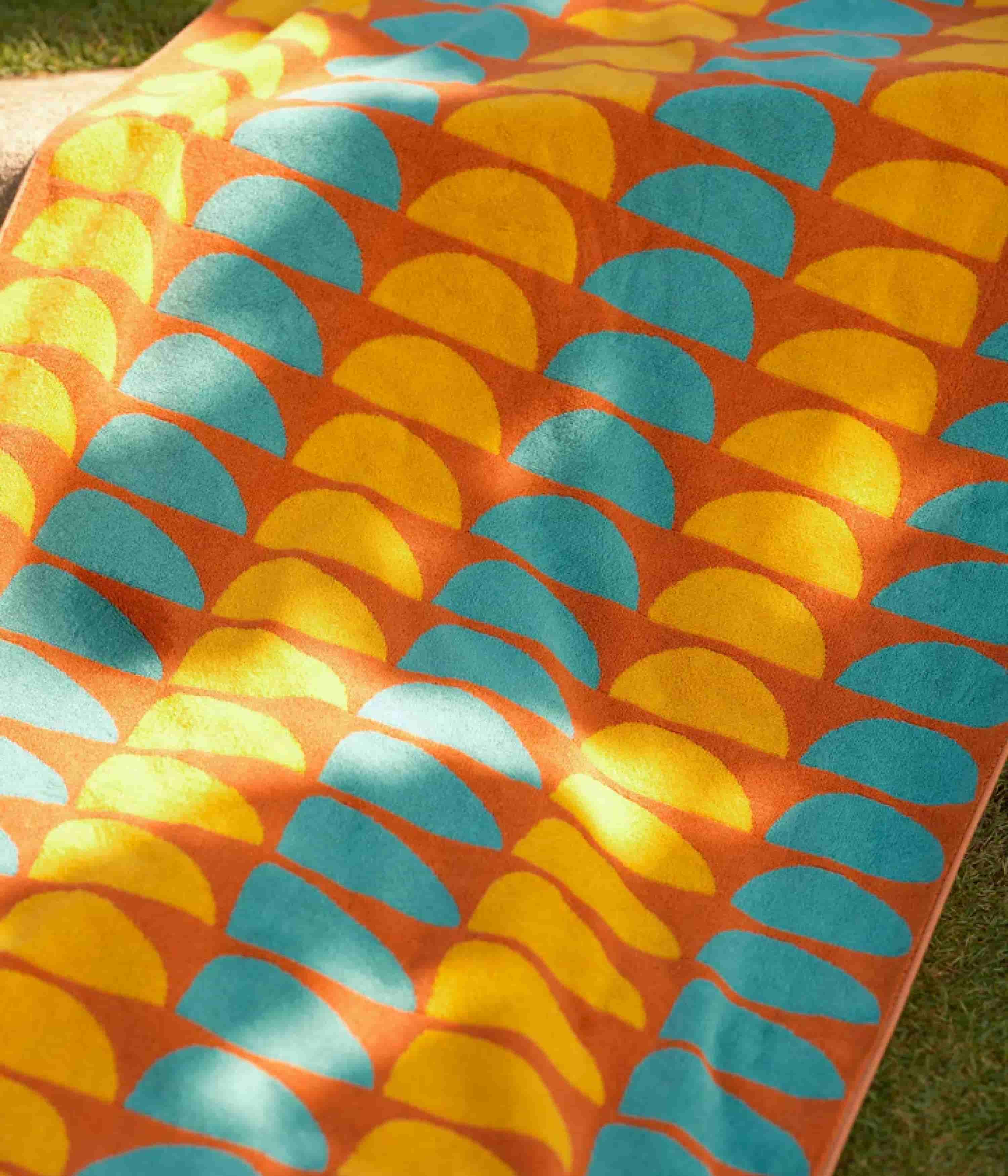 Mollusk Chaos Towel - Orange Multi - Image 2