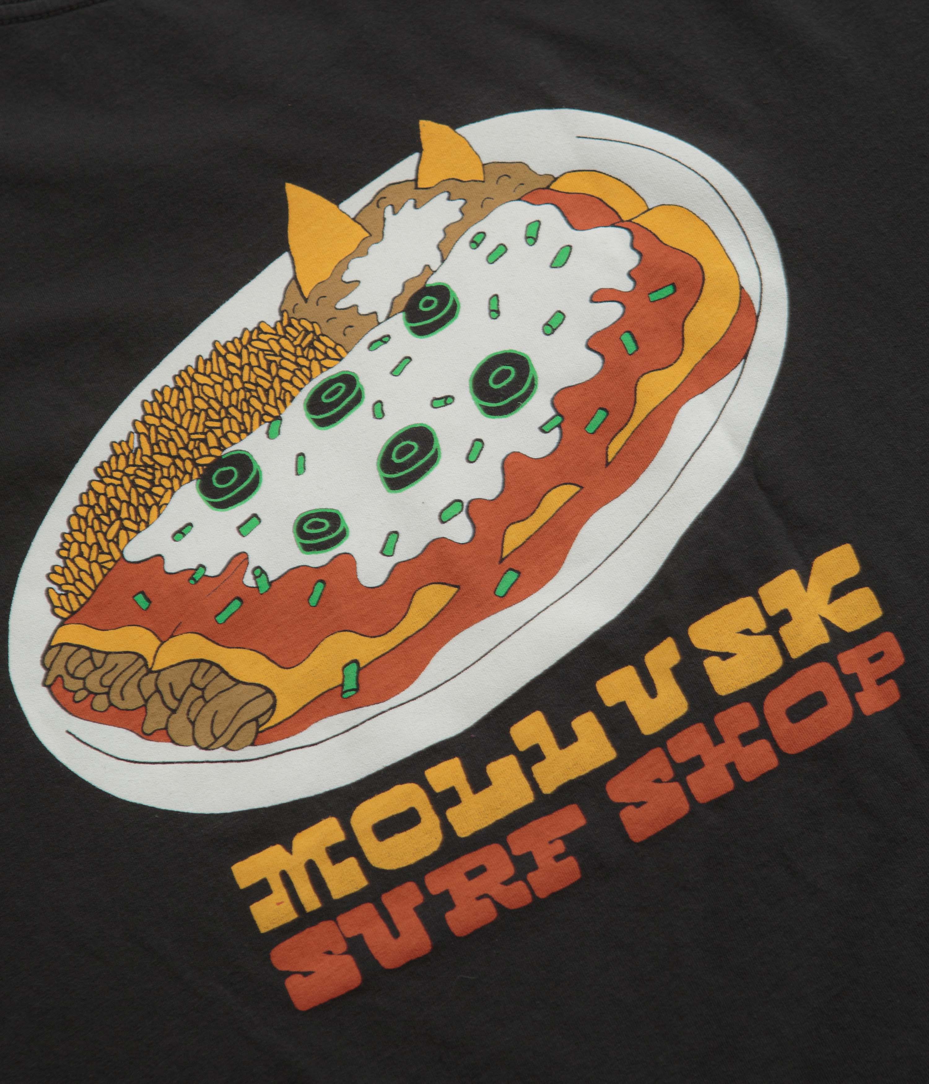 Mollusk Enchilada T-Shirt - Black - Image 6