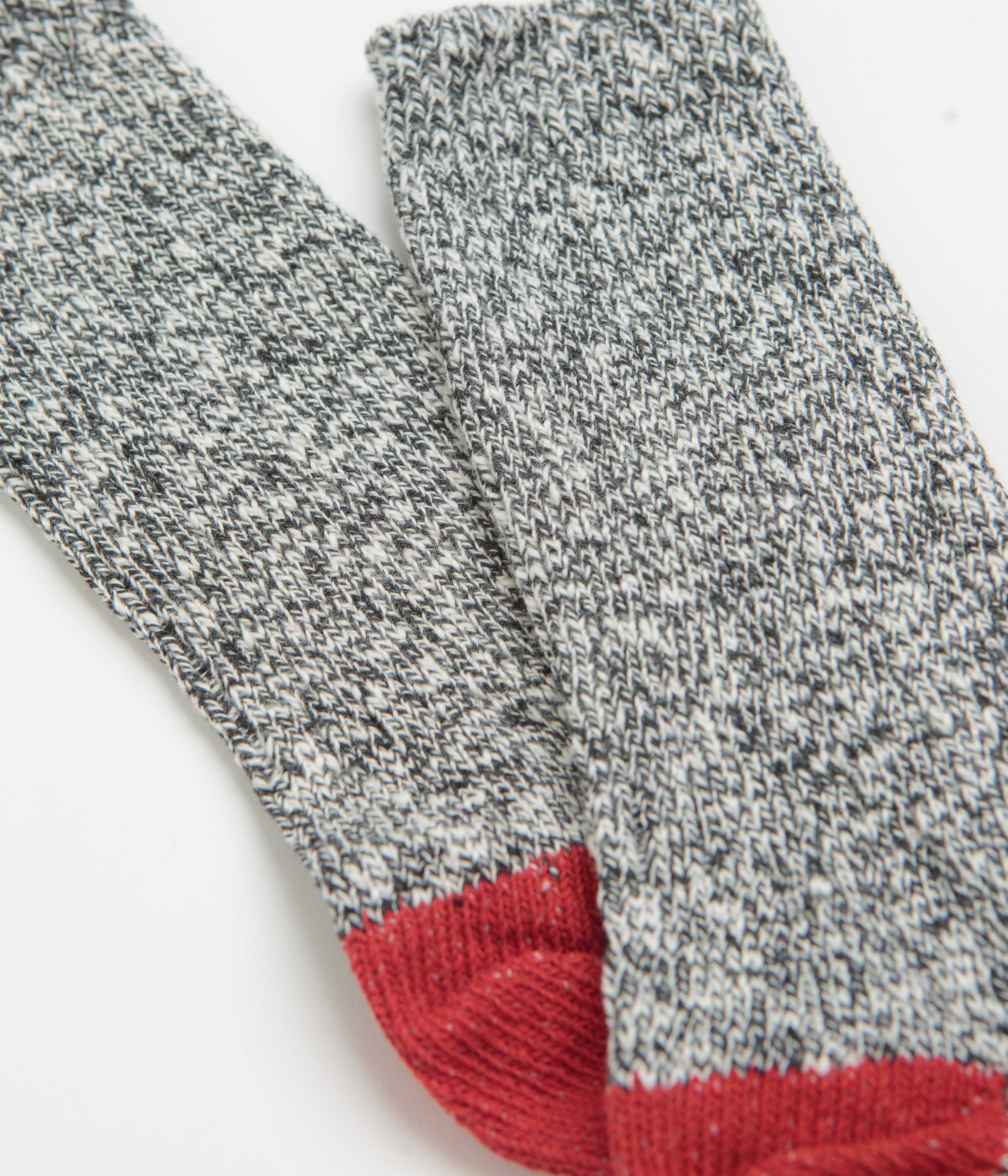 Mollusk Marled Utility Socks - Charcoal - Image 3