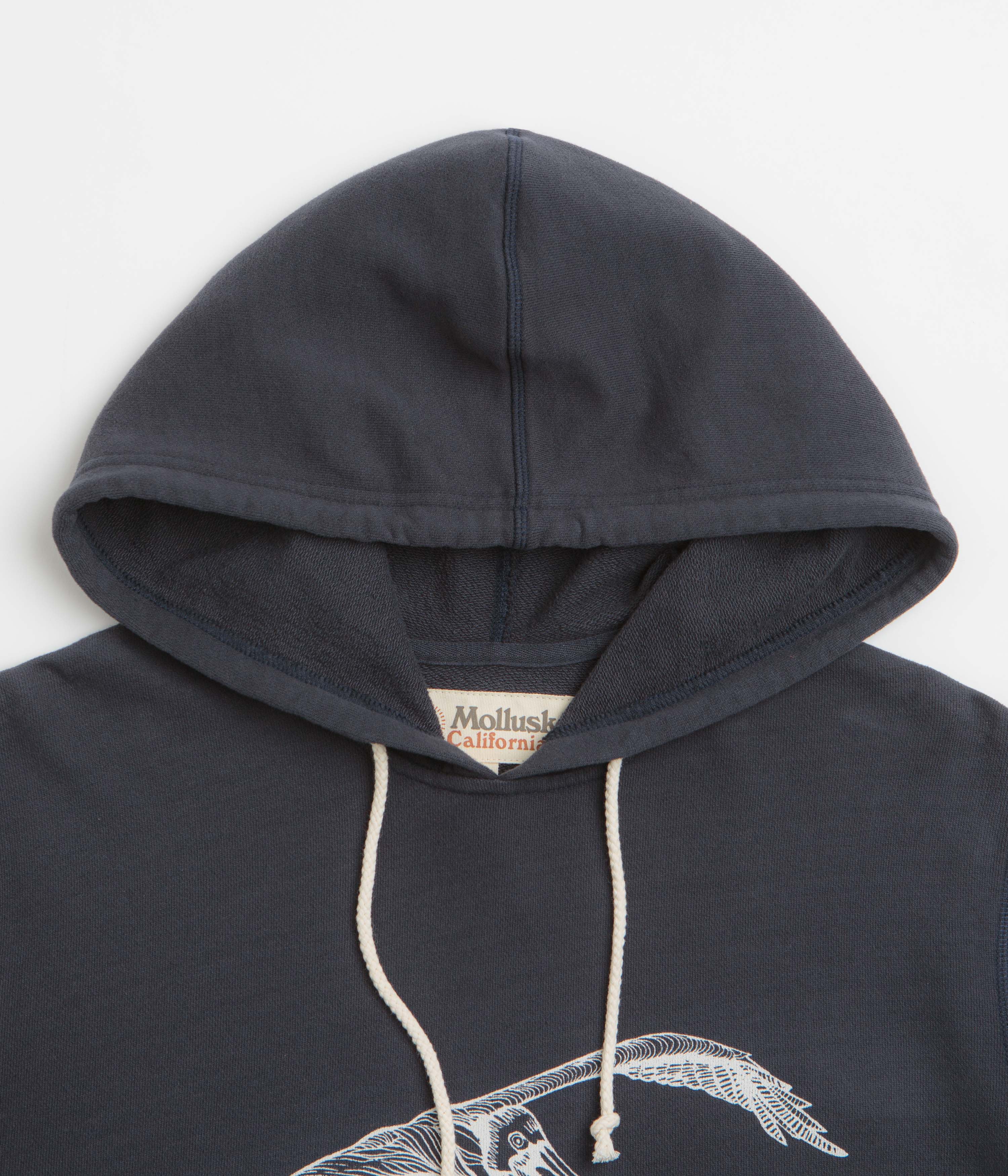 Mollusk Pelican Hoodie - Faded Navy - Image 2