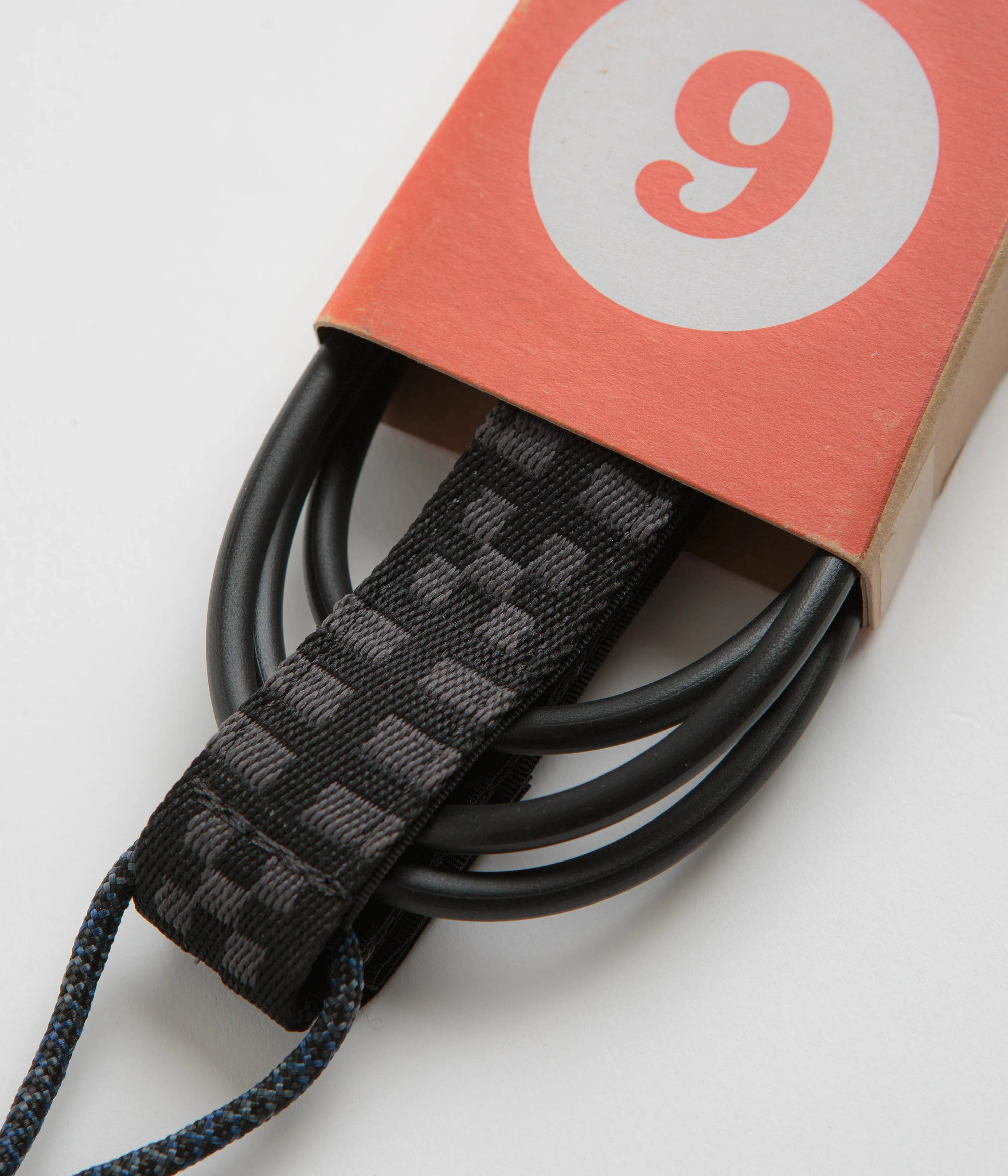Mollusk Performance 6ft Surfboard Leash - Black - Image 3