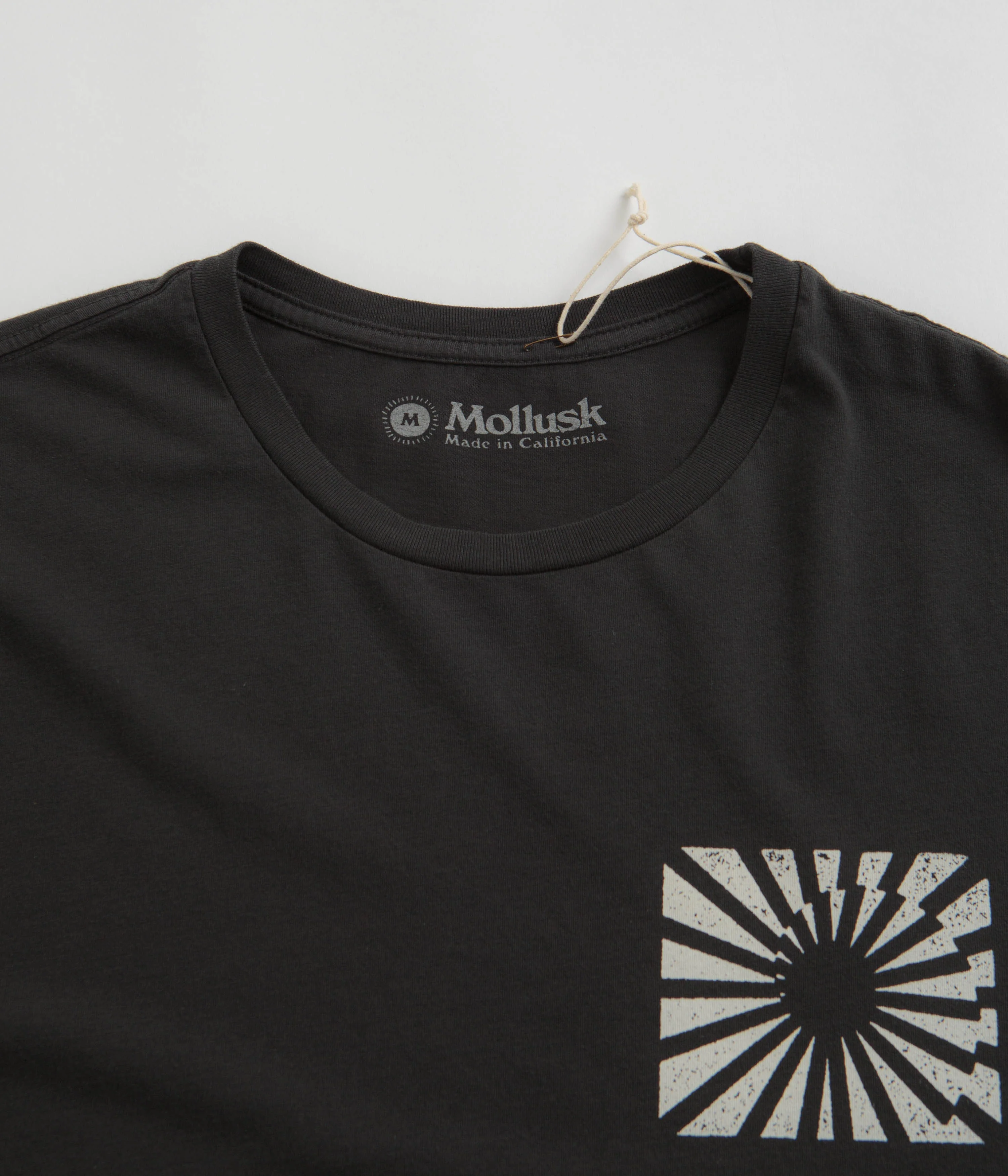 Mollusk Refraction T-Shirt - Faded Black - Image 3