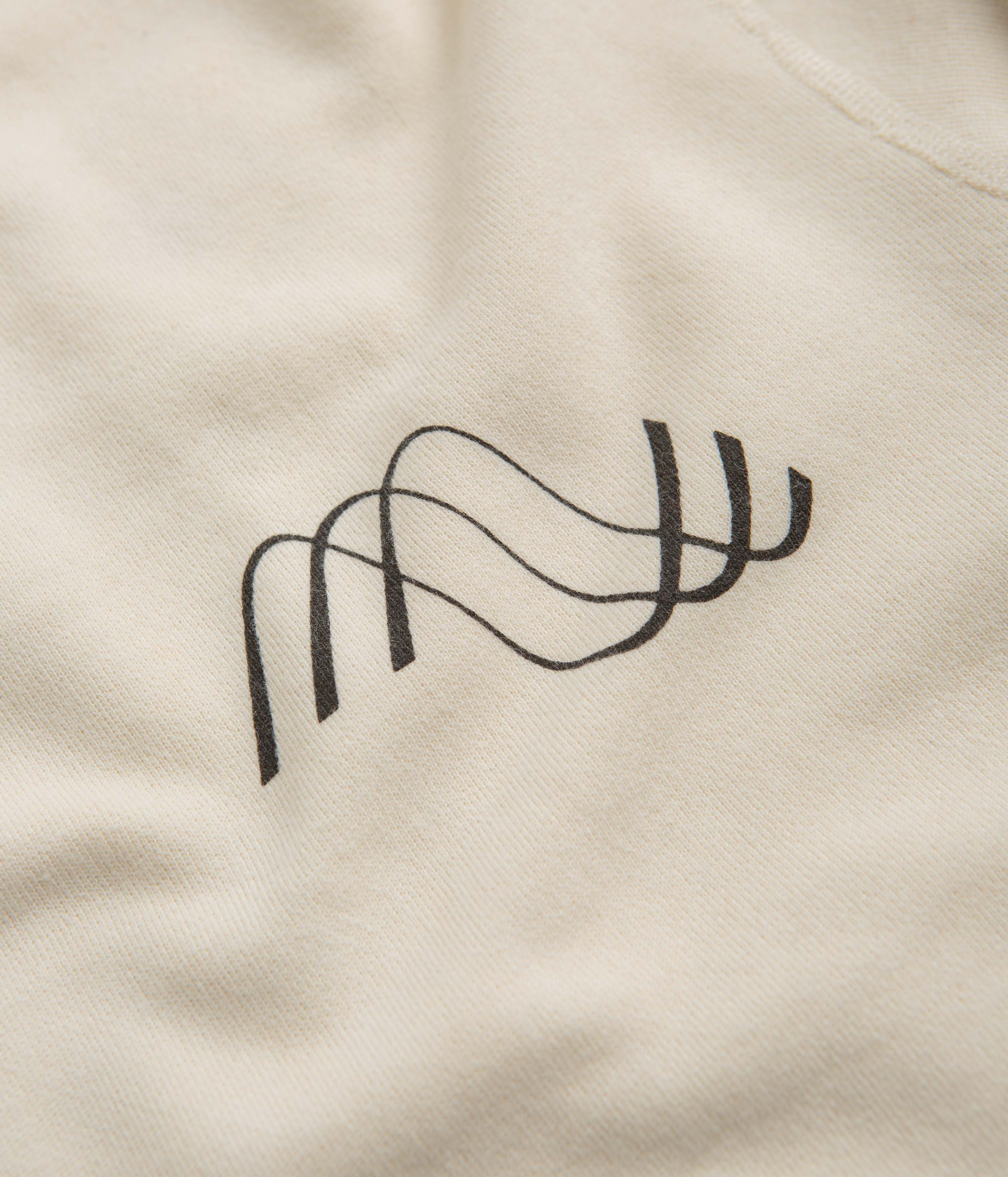 Mollusk Vibrations Crewneck Sweatshirt - Super Natural - Image 4