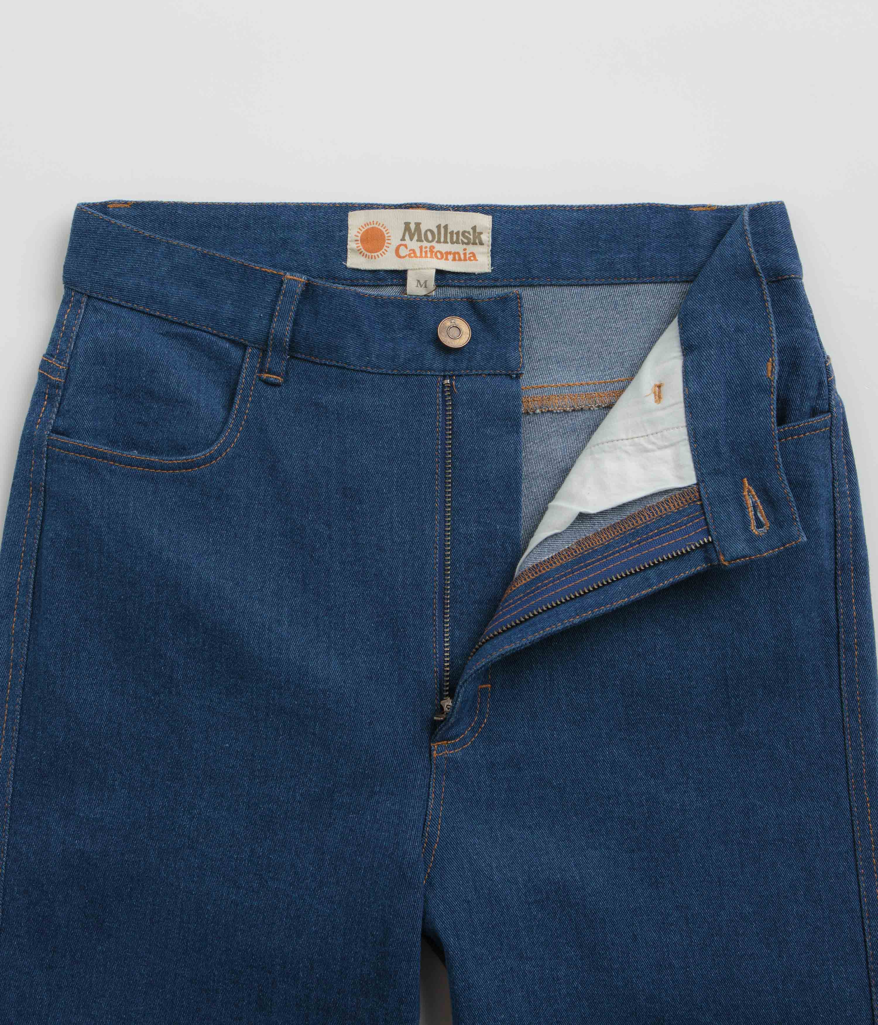 Mollusk Womens Bella Jeans - Dark Indigo - Image 5