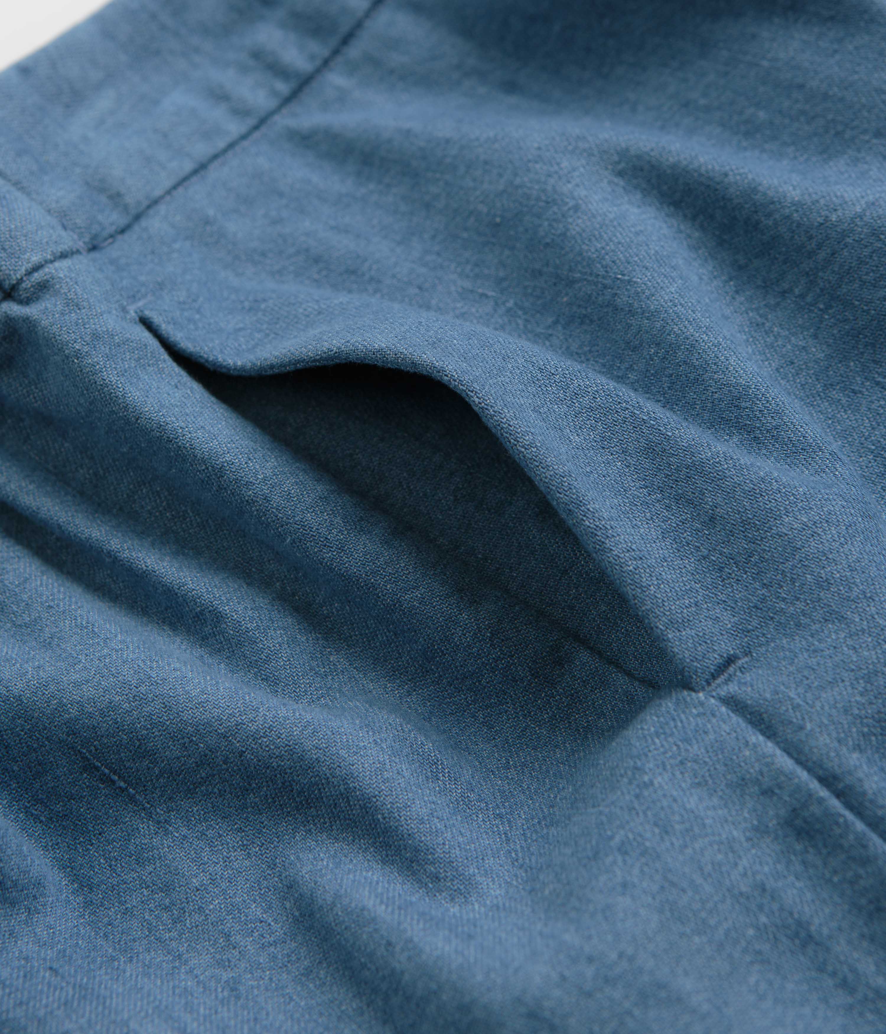 Mollusk Womens Drift Pants - Denim Chambray - Image 6
