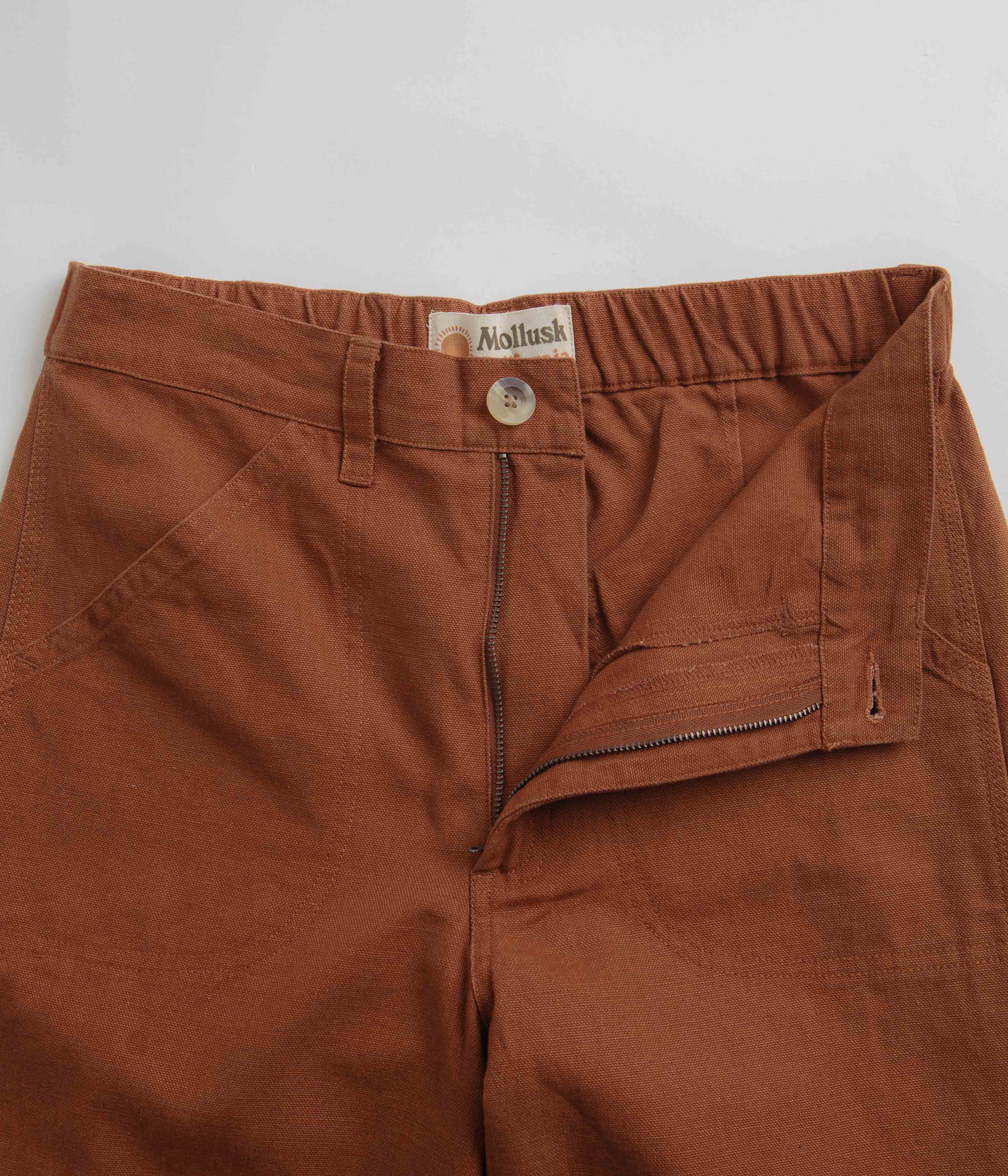 Mollusk Womens Painter Pants - Cognac - Image 6