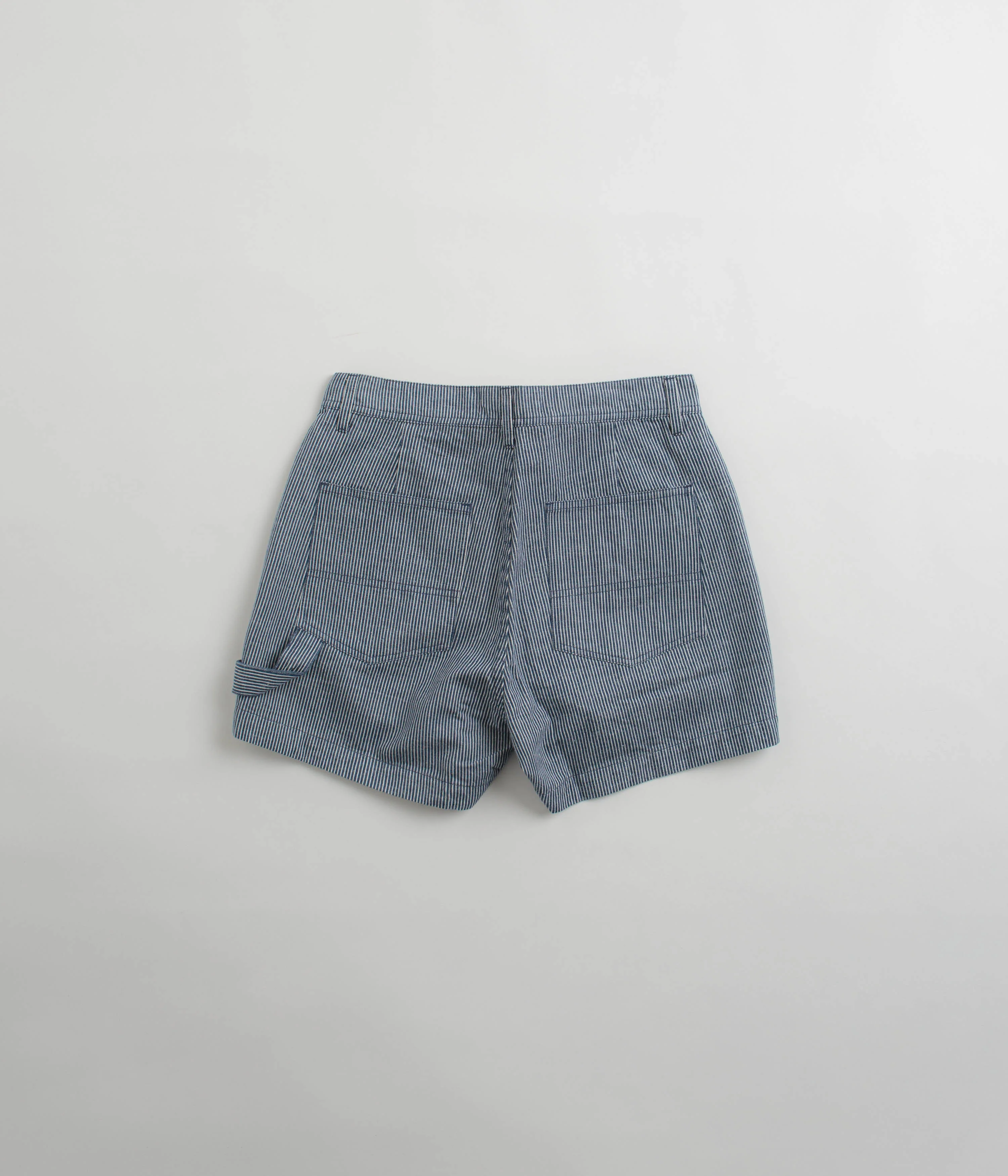 Mollusk Womens Painter Shorts - Railroad Stripe - Image 3
